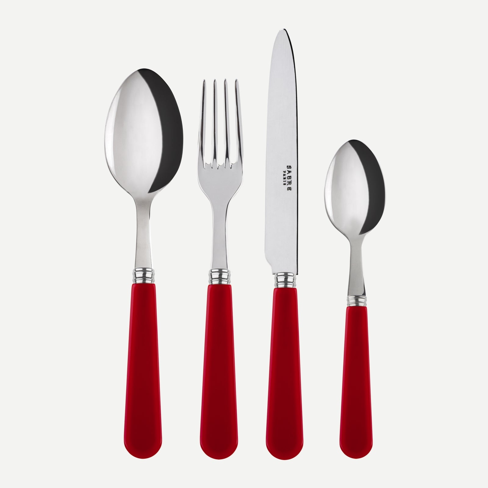 Duo, Rot - Besteckset - 4-teilig