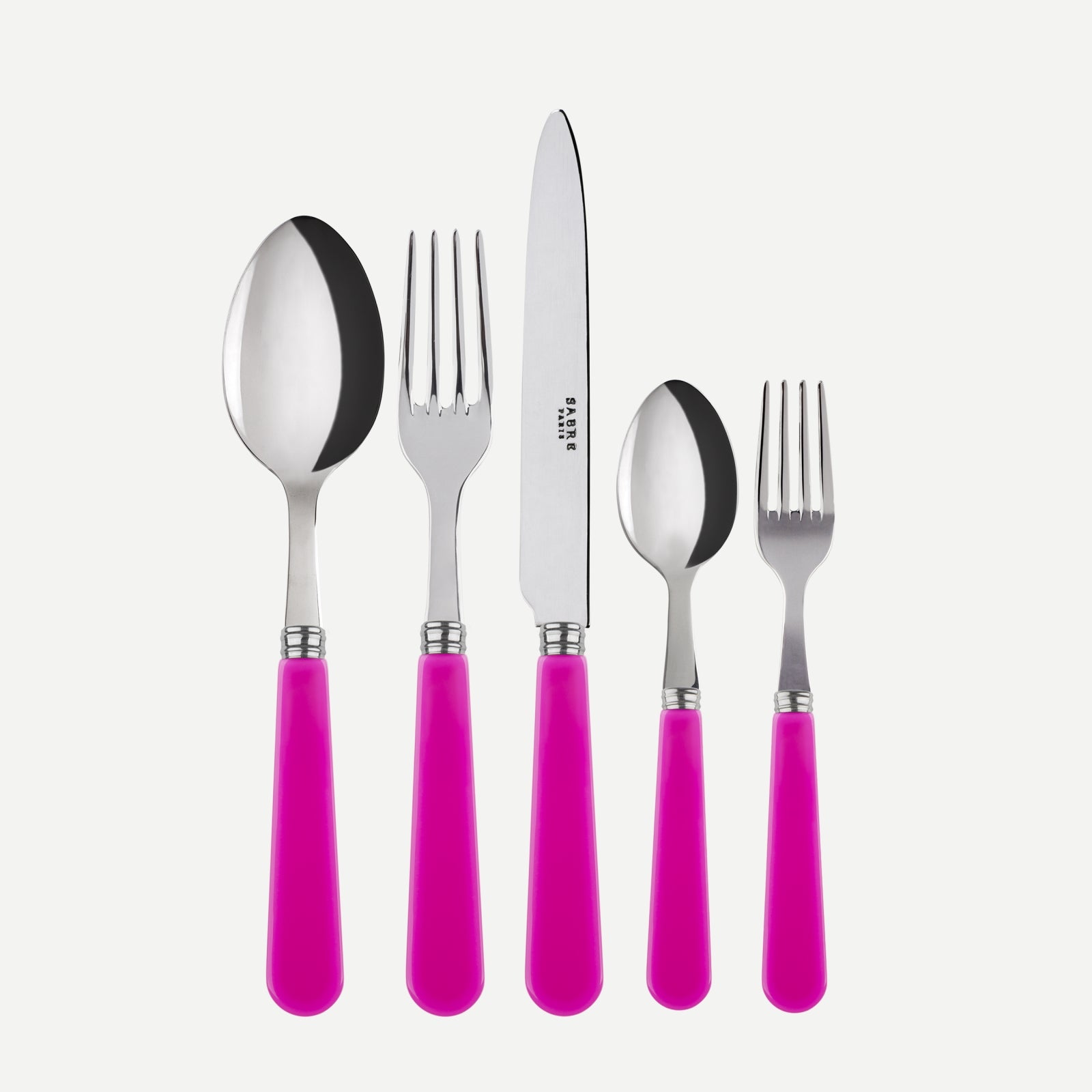 Duo, Rose - Set de 5 couverts de table