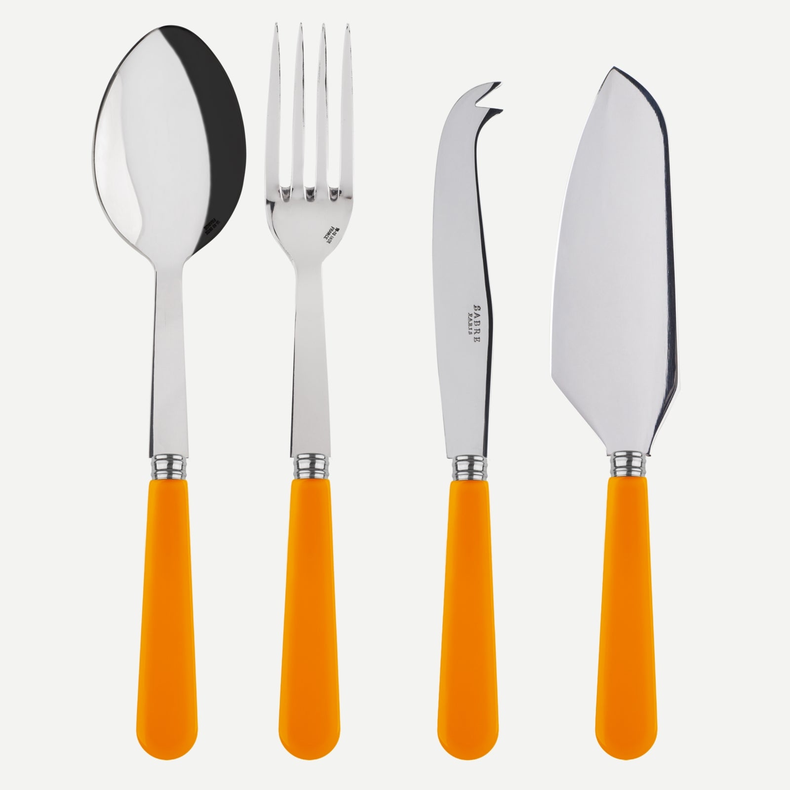 Duo, Orange - Set Les Essentiels - ensemble de 4 couverts de service