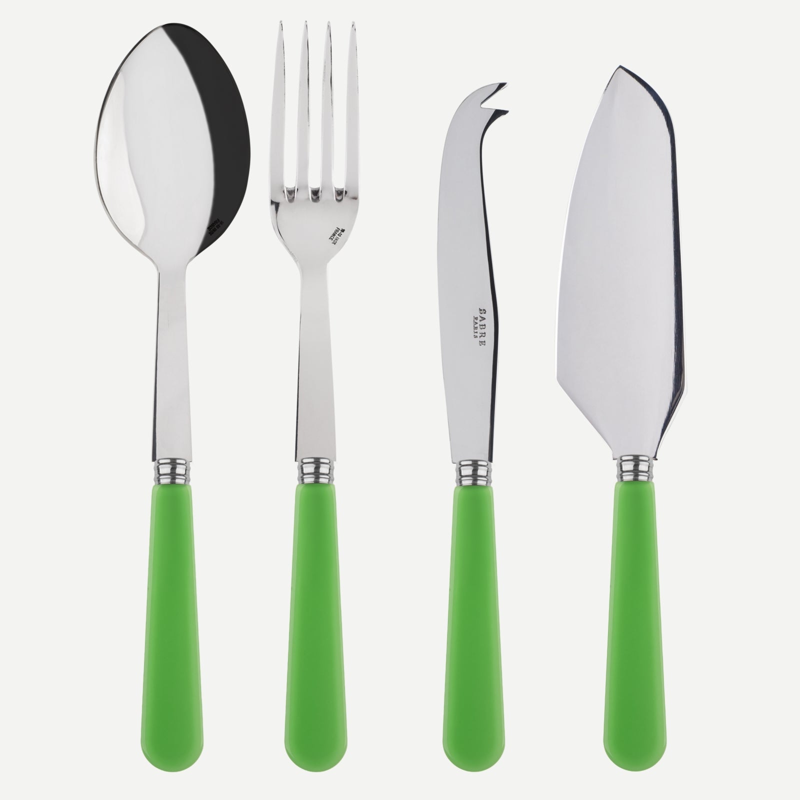 Duo, Garden green - Set of 4 must-have serving pieces