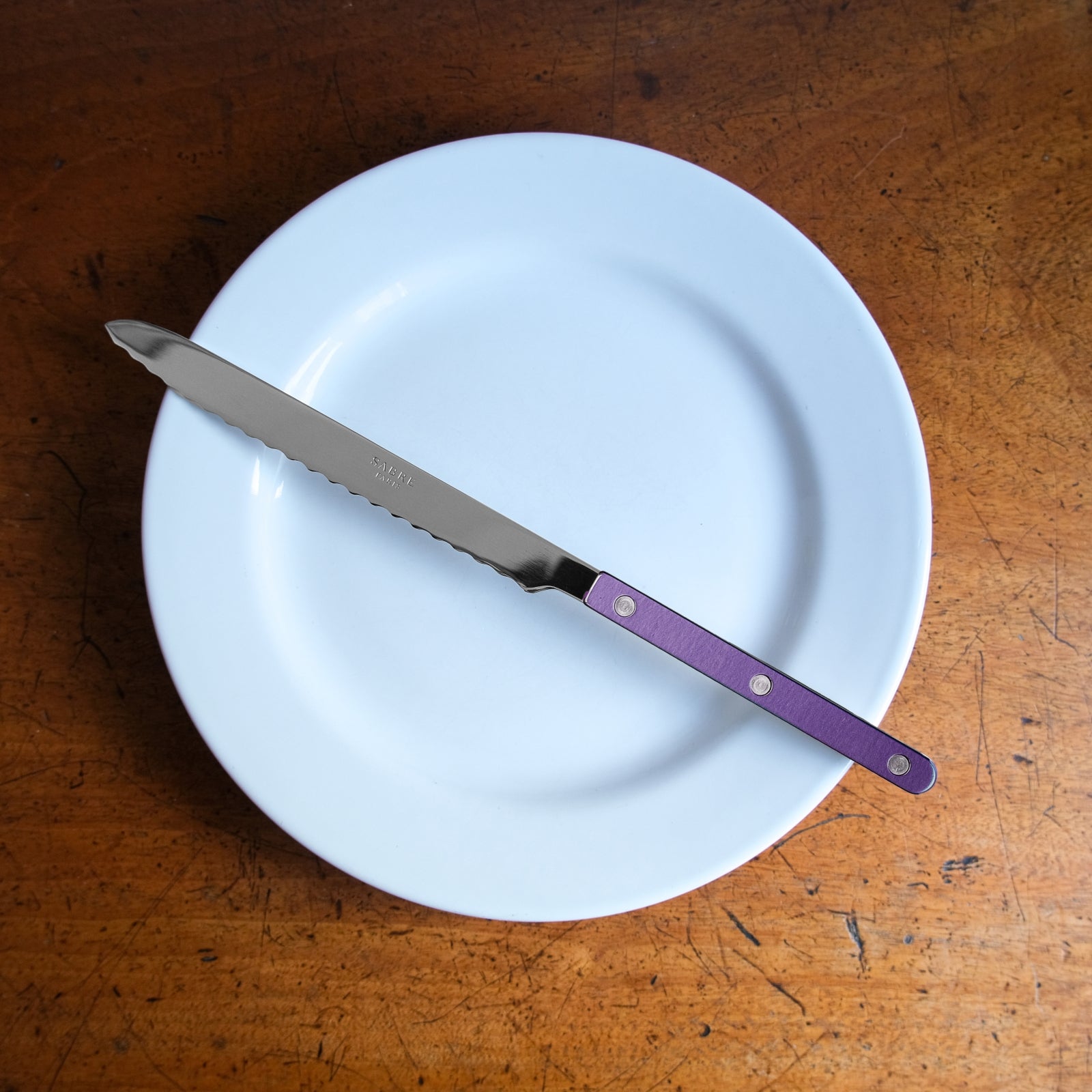 Bistrot Pearly, Violet - Couteau à pain