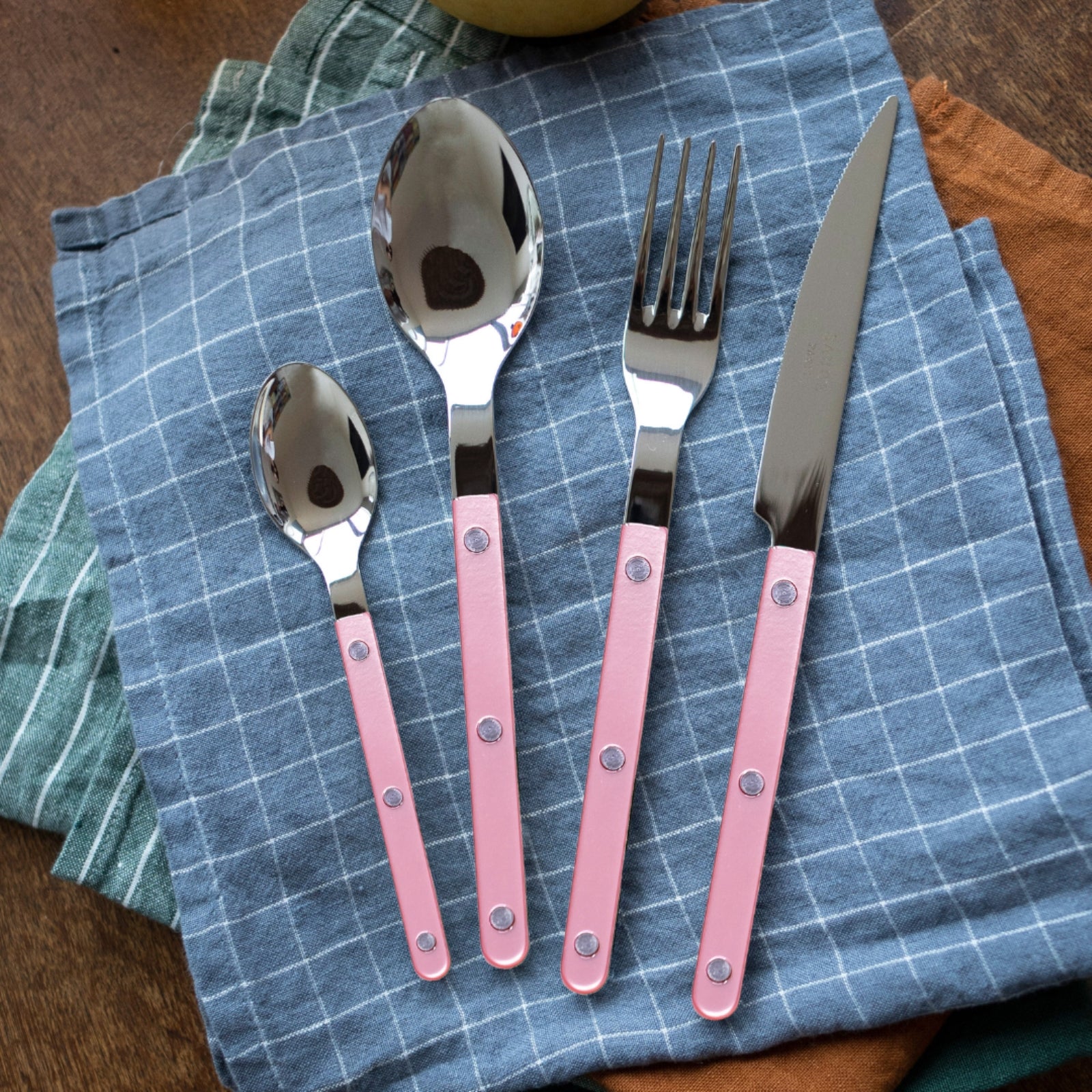 Bistrot Pearly, Soft pink - 5 pieces cutlery set