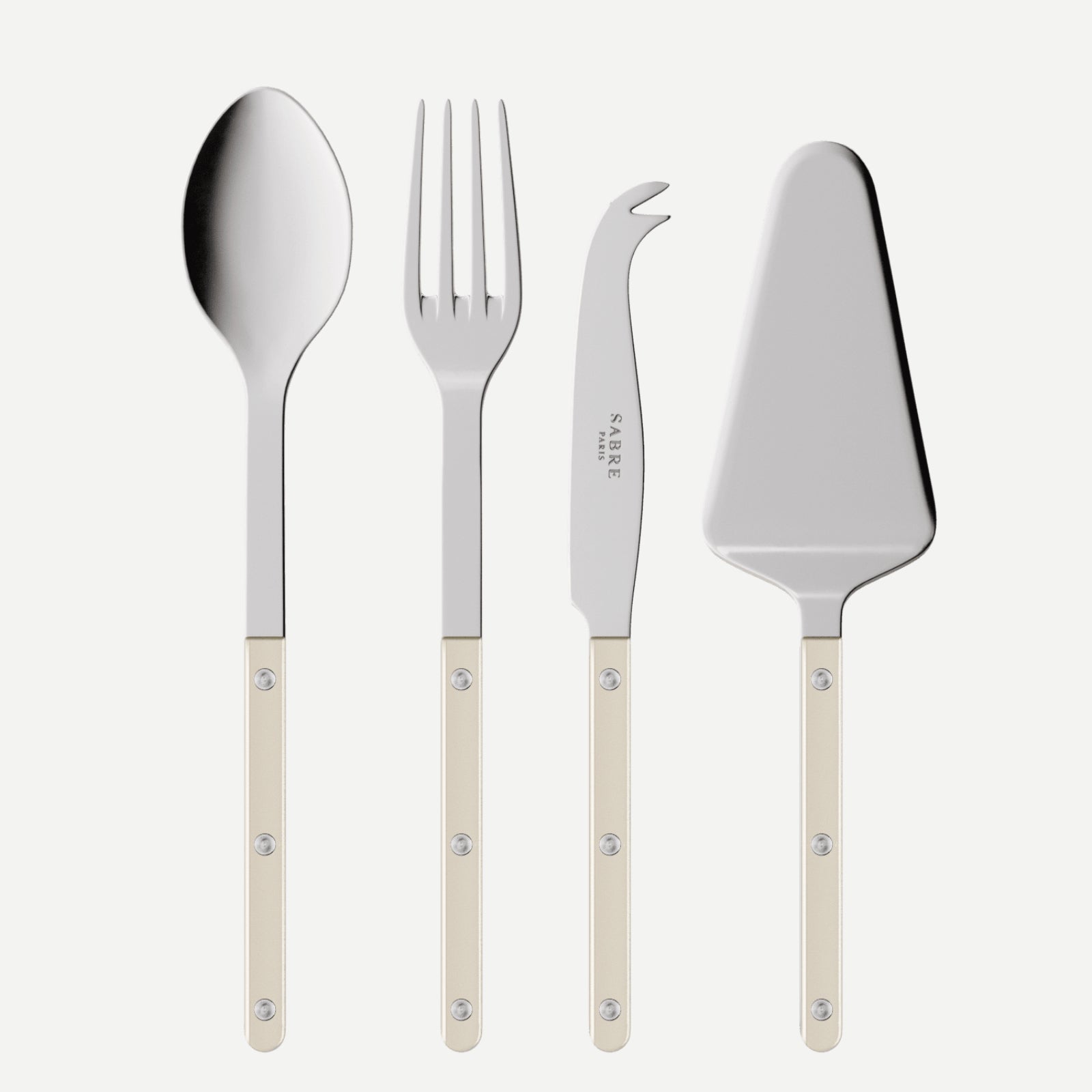 Bistrot Pearly, Nacre - Set Les Essentiels Bistrot - ensemble de 4 couverts de service