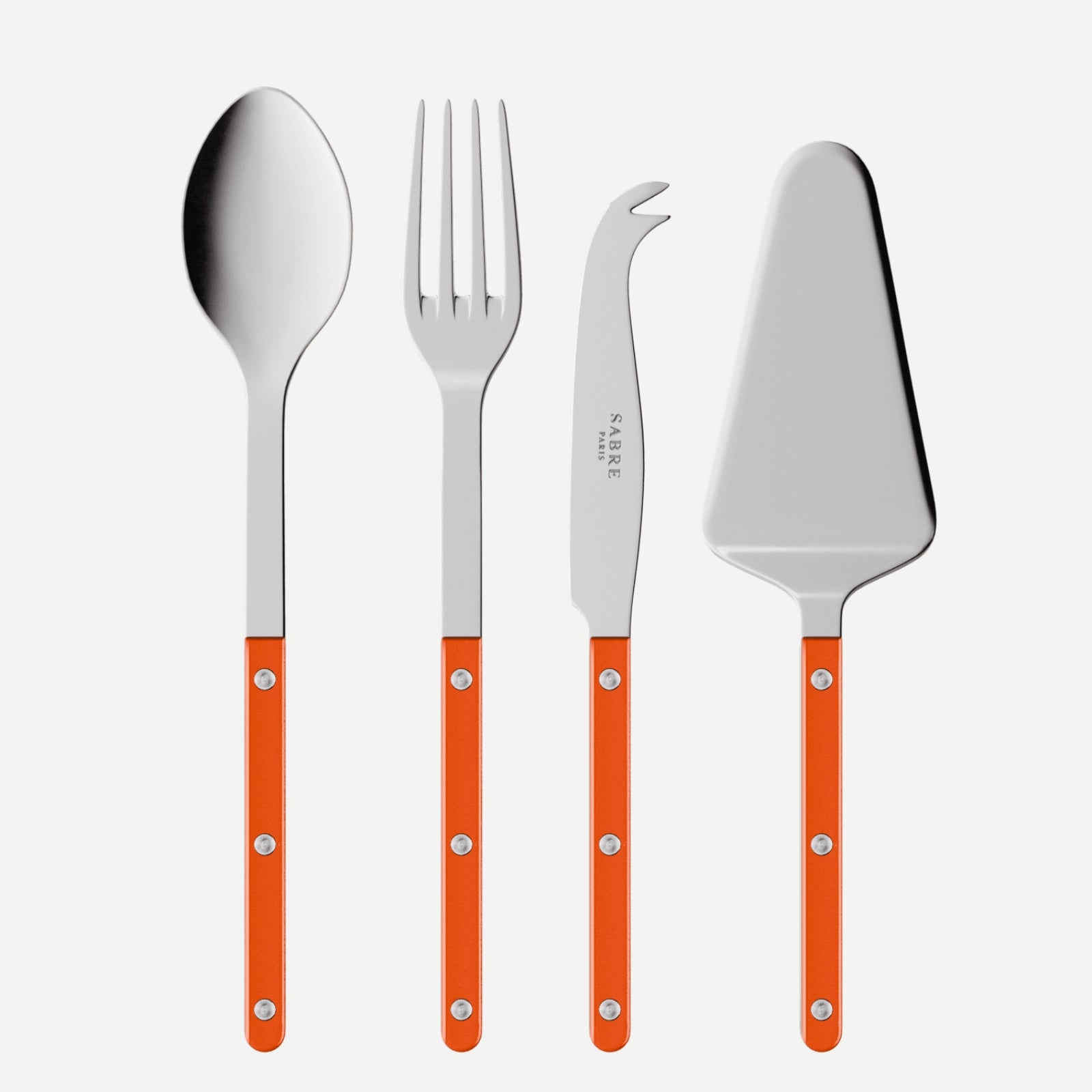 Bistrot Pearly, Orange - Set Les Essentiels Bistrot - ensemble de 4 couverts de service