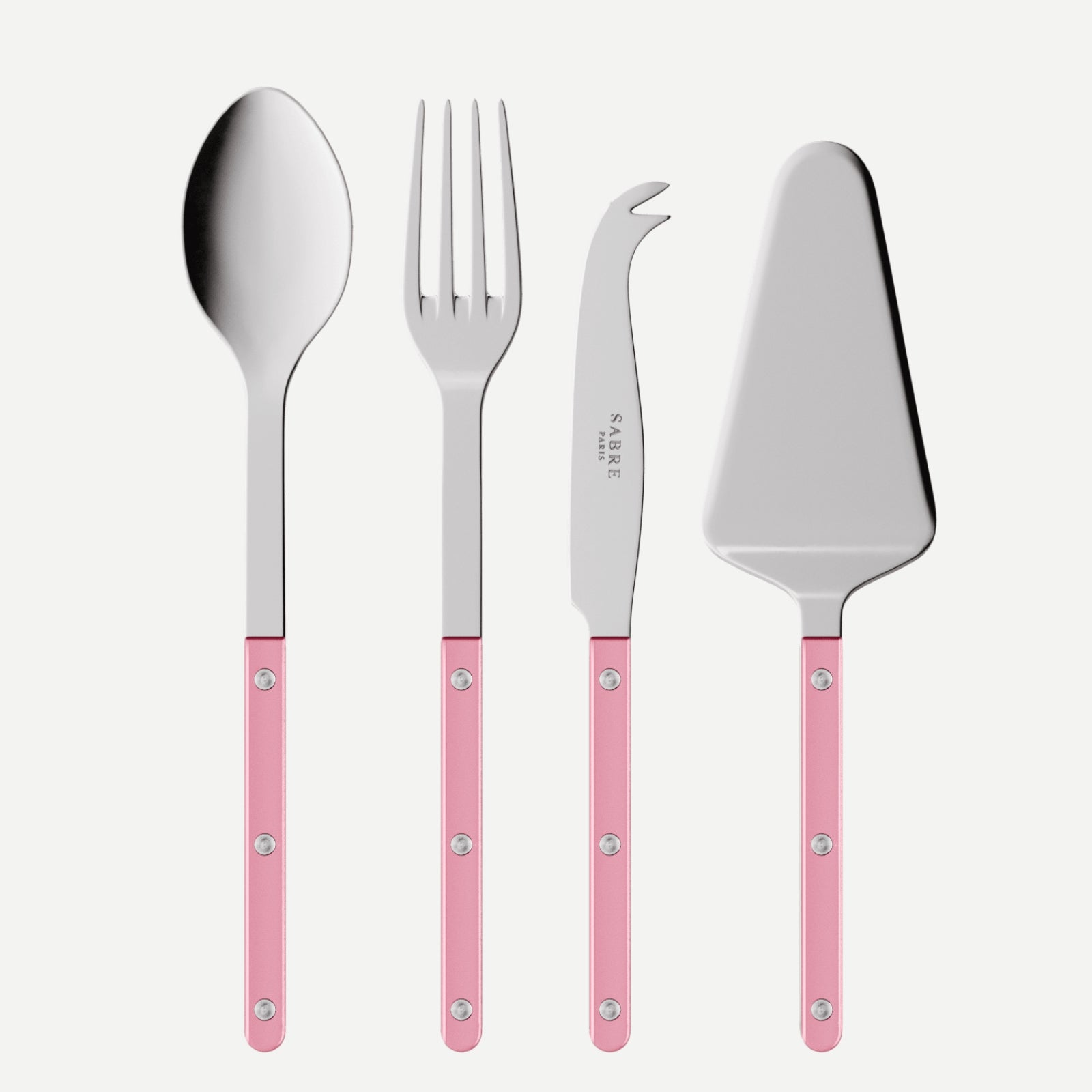 Bistrot Pearly, Rose dragée - Set Les Essentiels Bistrot - ensemble de 4 couverts de service