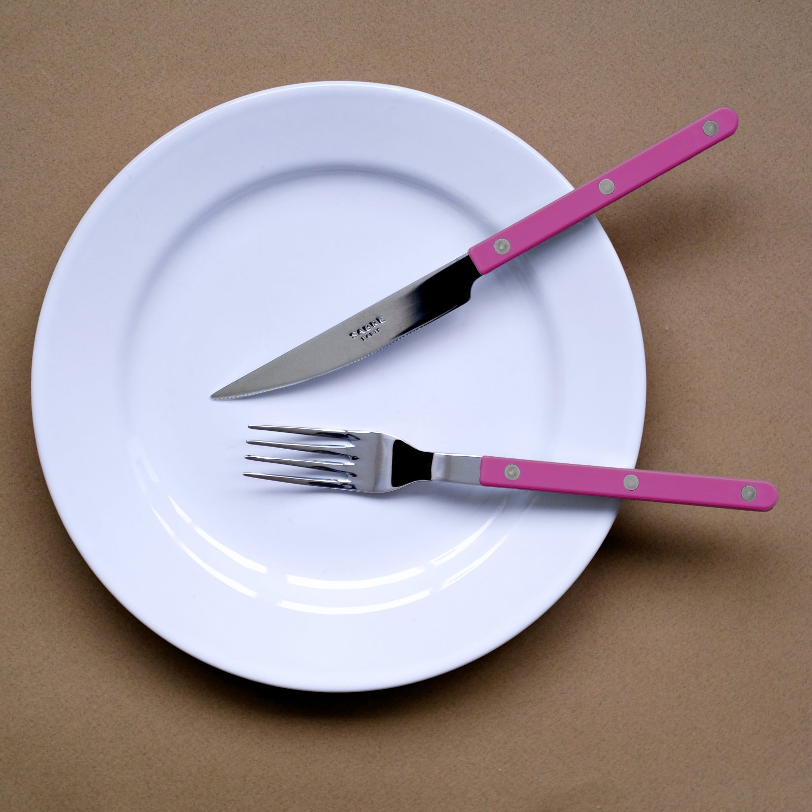 Bistrot Solid, Raspberry - Dinner knife