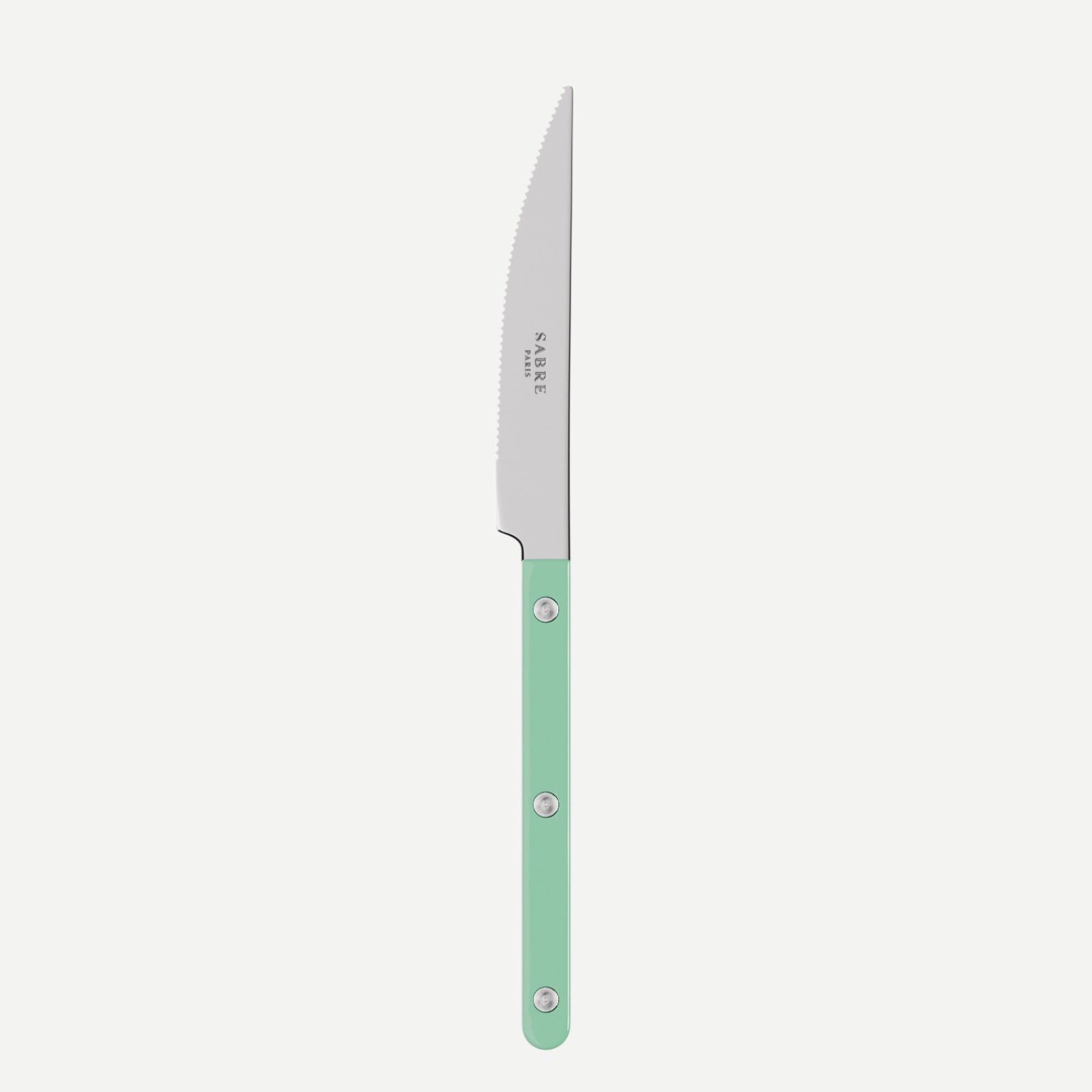 Bistrot Uni, Vert pastel - Couteau de table