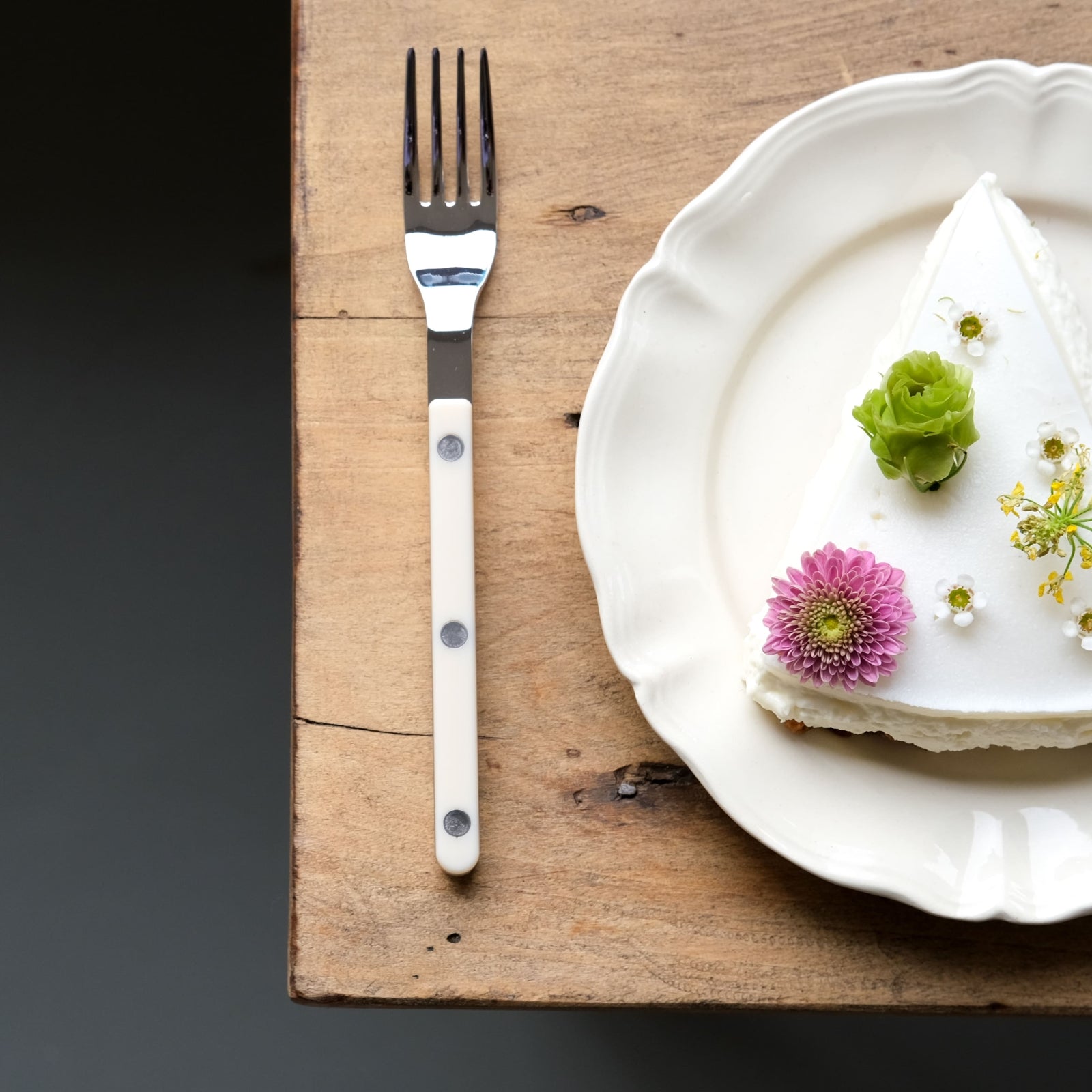 Bistrot Solid, Ivory - Salad fork