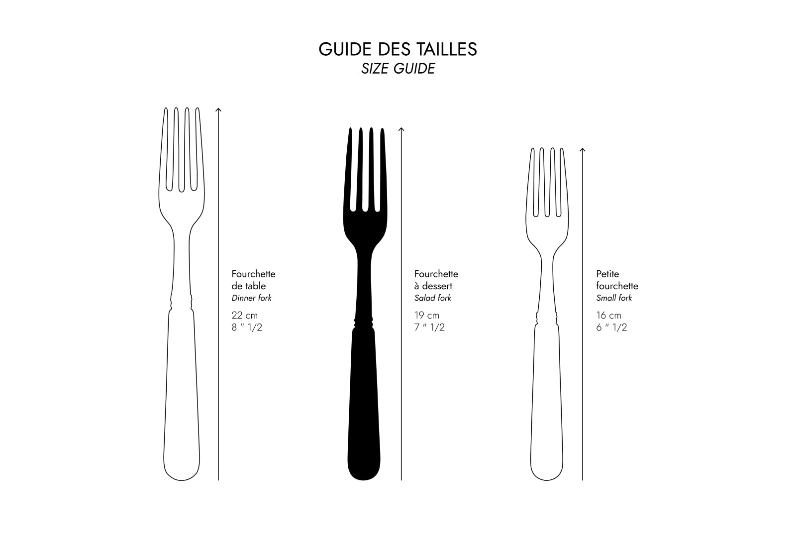 Bistrot Solid, Lime - Salad fork