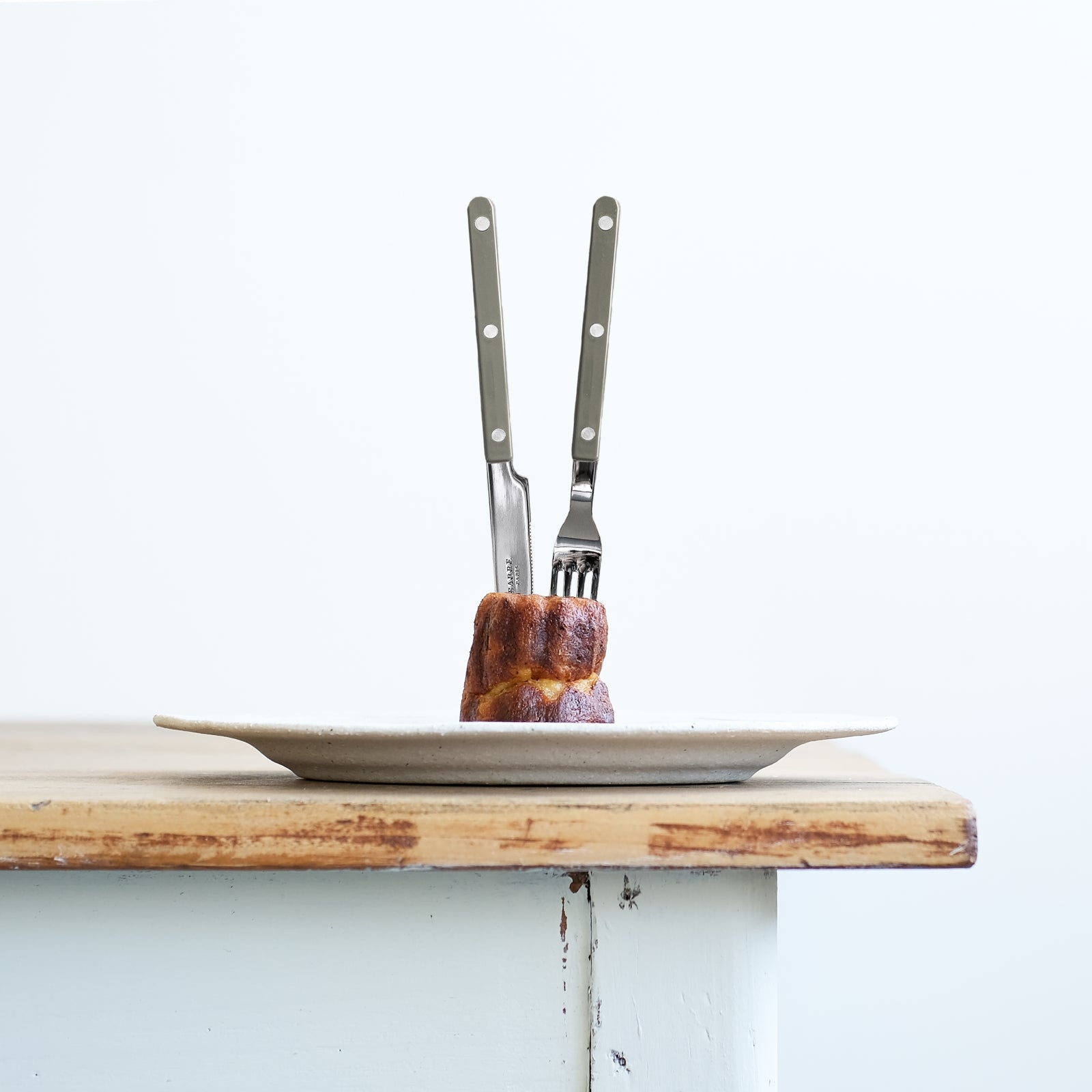 Bistrot Uni, Anthracite - Couteau à dessert