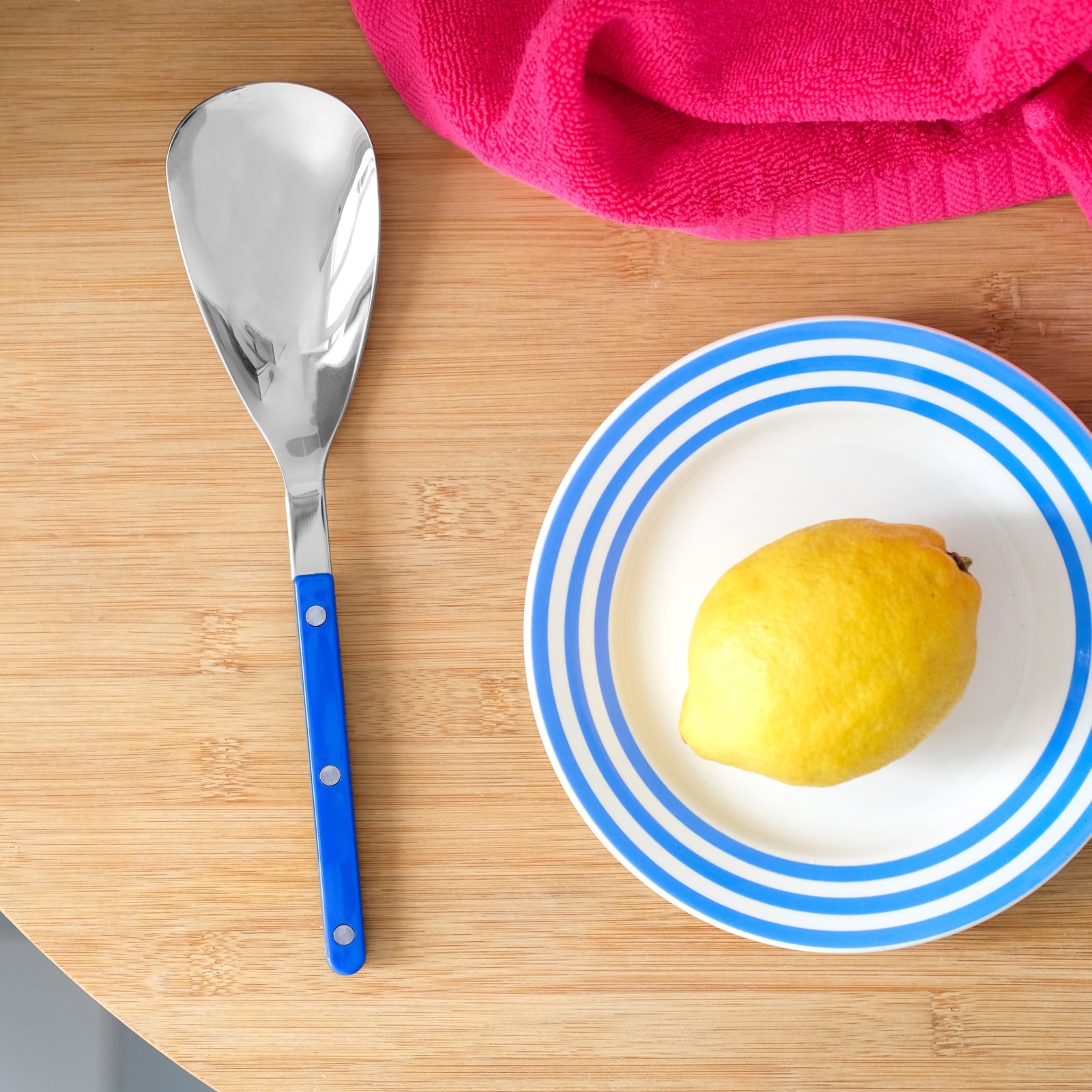 Bistrot Uni, Bleu outremer - Cuillère à riz