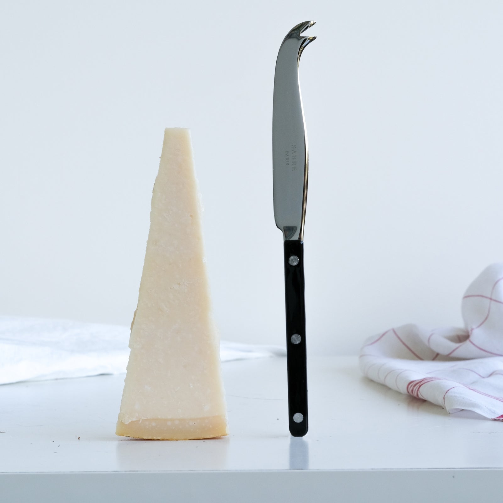 Bistrot Uni, Noir - Couteau à fromage GM