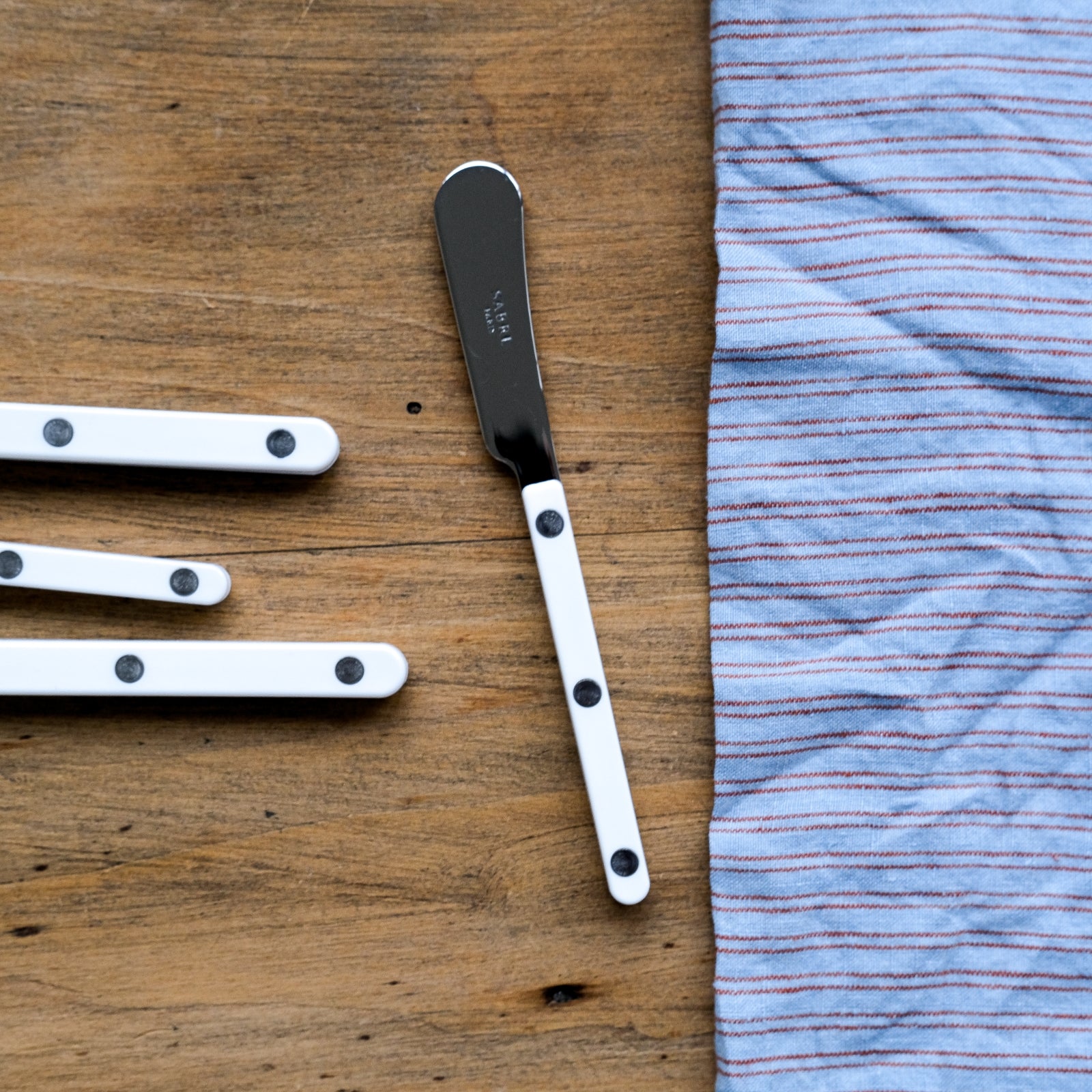 Bistrot Solid, Weiss - Streichmesser