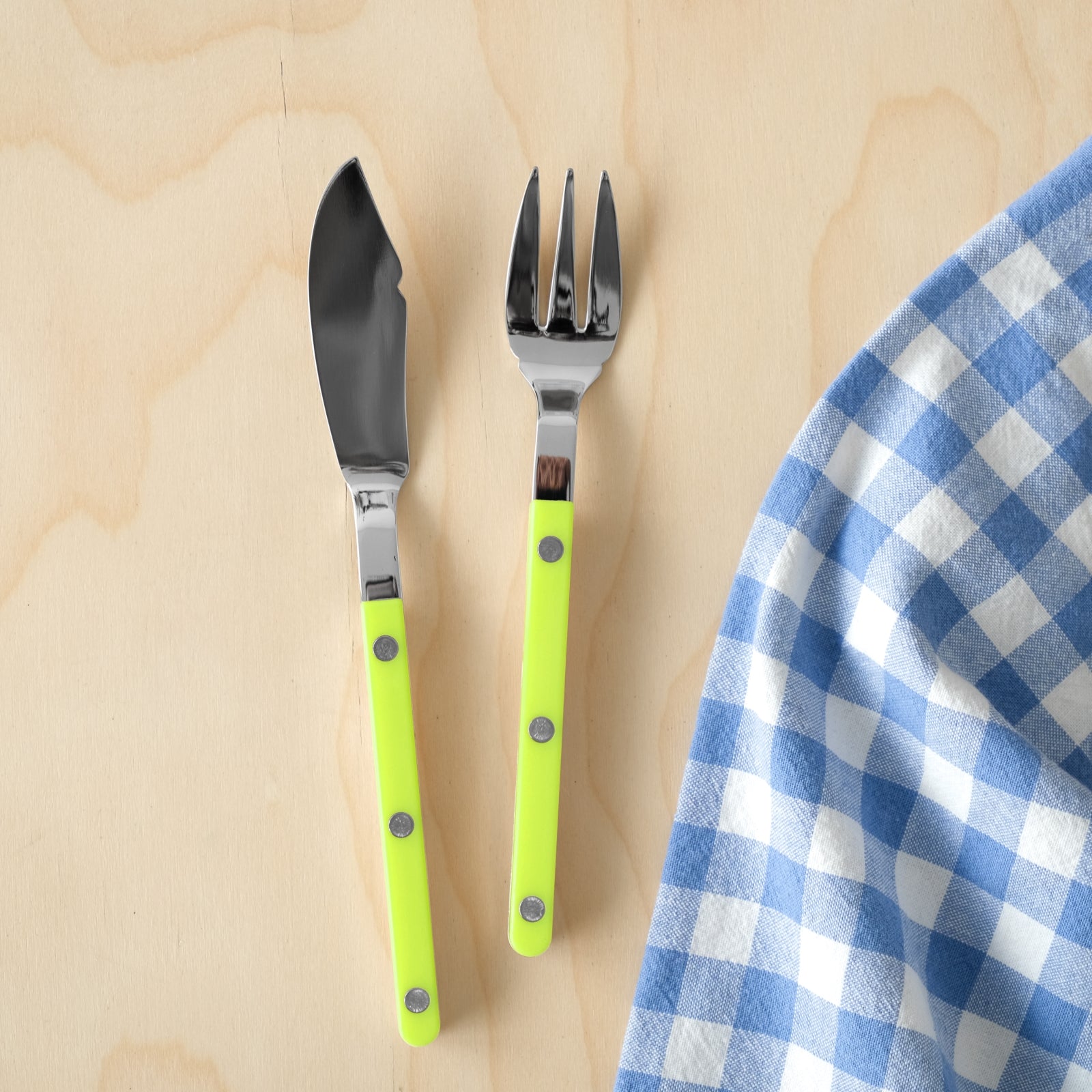 Bistrot Uni, Lime - Couverts à poisson