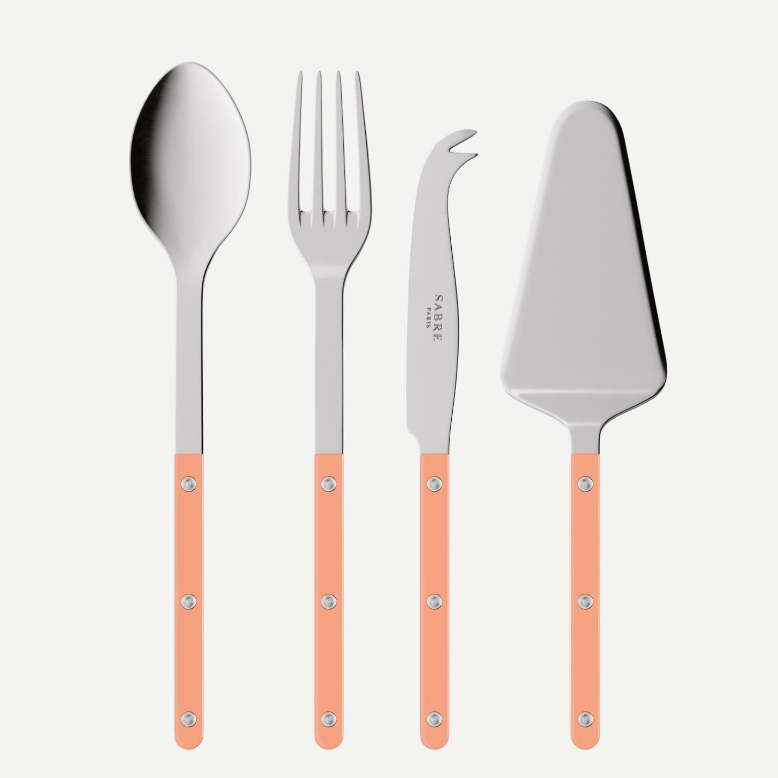 Bistrot Uni, Rose nude - Set Les Essentiels Bistrot - ensemble de 4 couverts de service