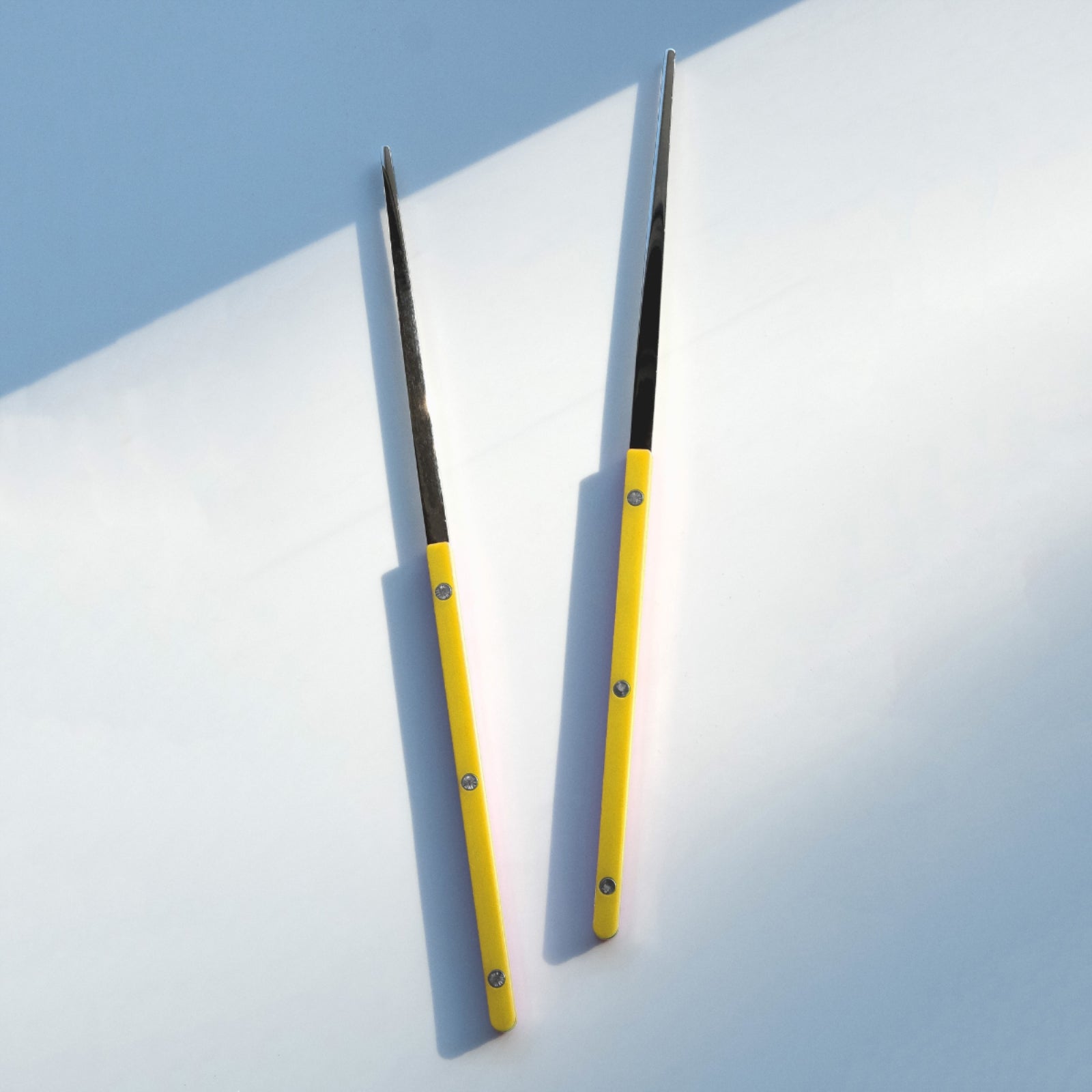 Bistrot Solid, Yellow - Pair of chopsticks