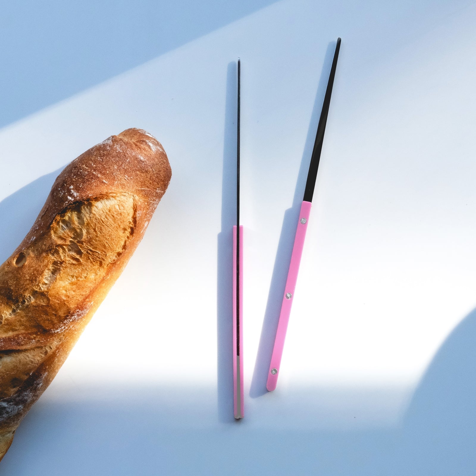 Bistrot Uni, Rose - Paire de baguettes