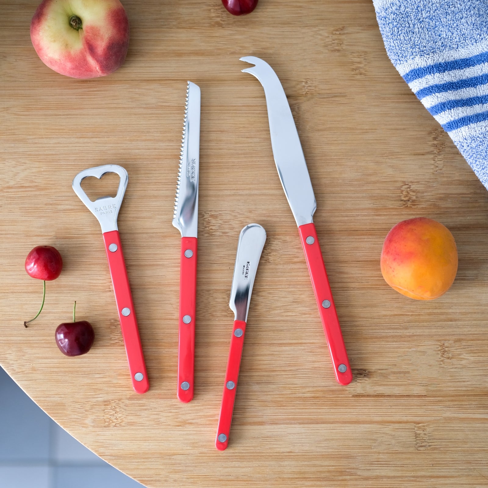 Bistrot Solid, Red - Bistrot aperitif set