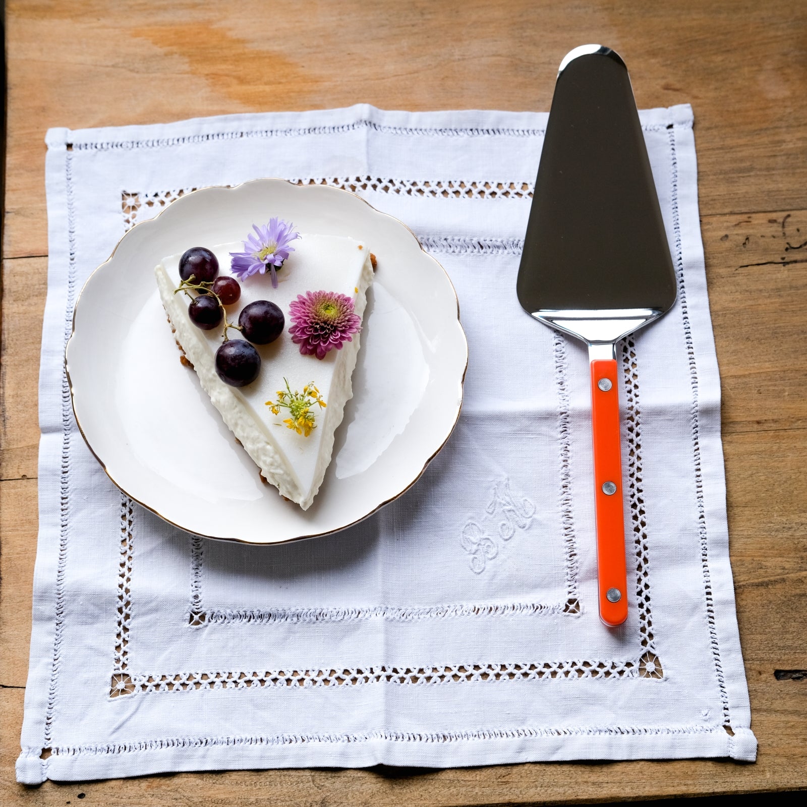 Bistrot Uni, Orange - Coffret de 2 pelles à tarte