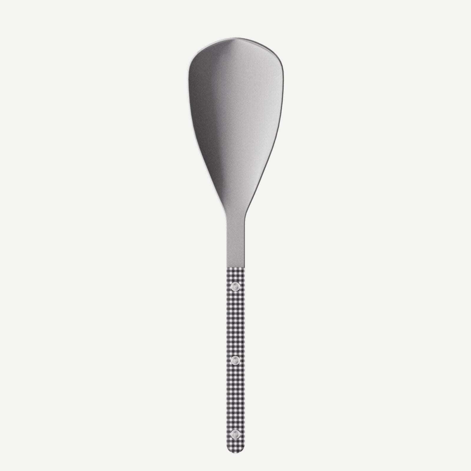 Bistrot Vintage Gingham, Black - Rice spoon
