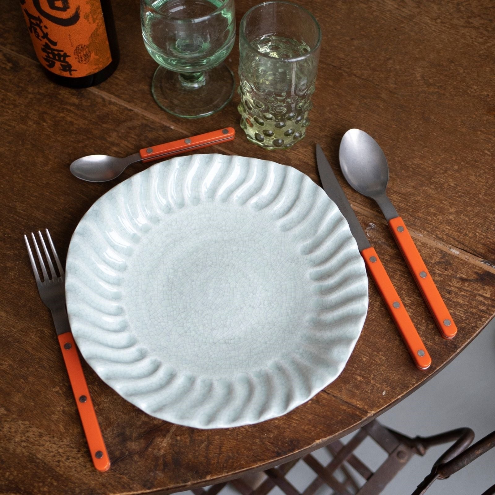 Bistrot Vintage Uni, Orange - Fourchette de table