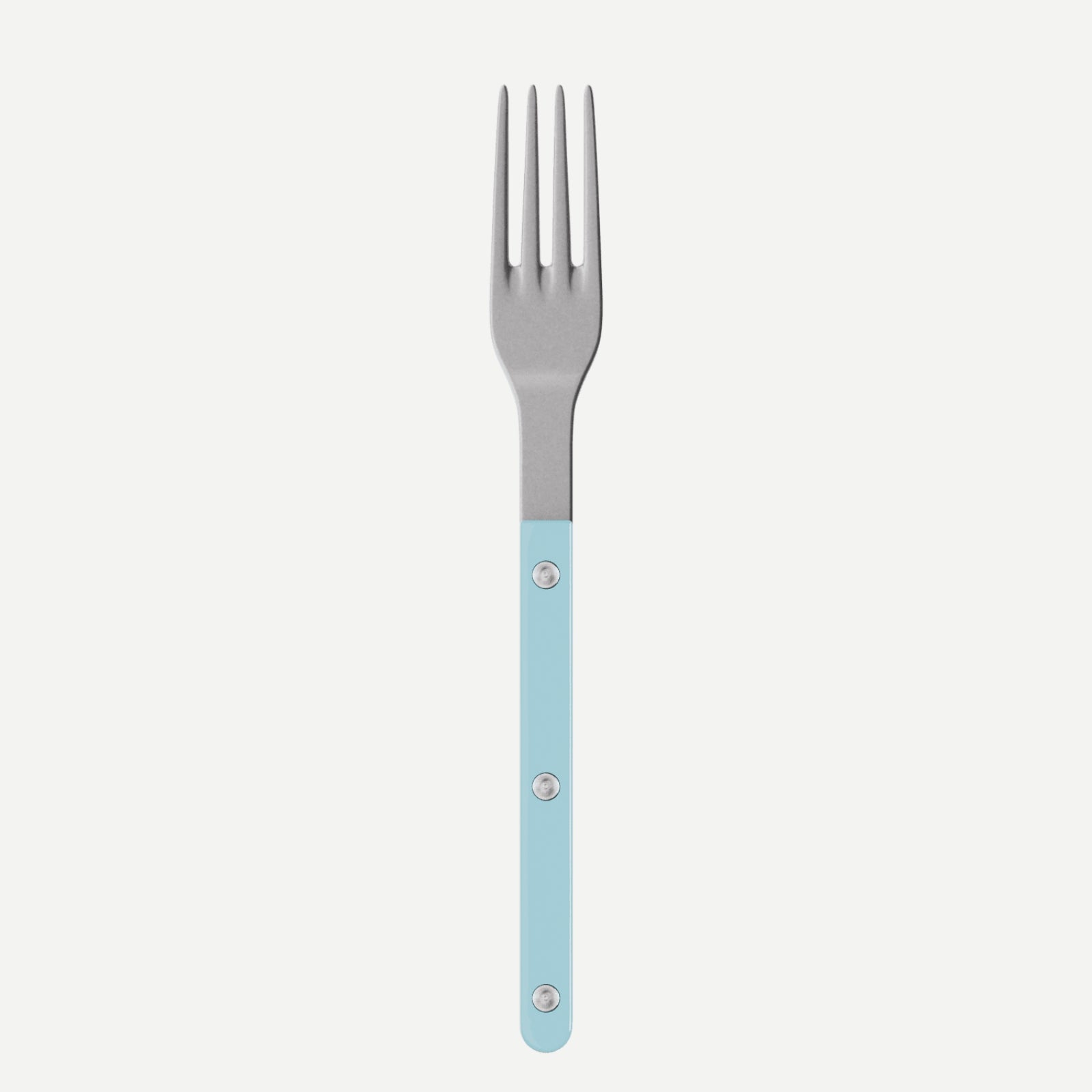 Bistrot Vintage Uni, Bleu pastel - Fourchette de table