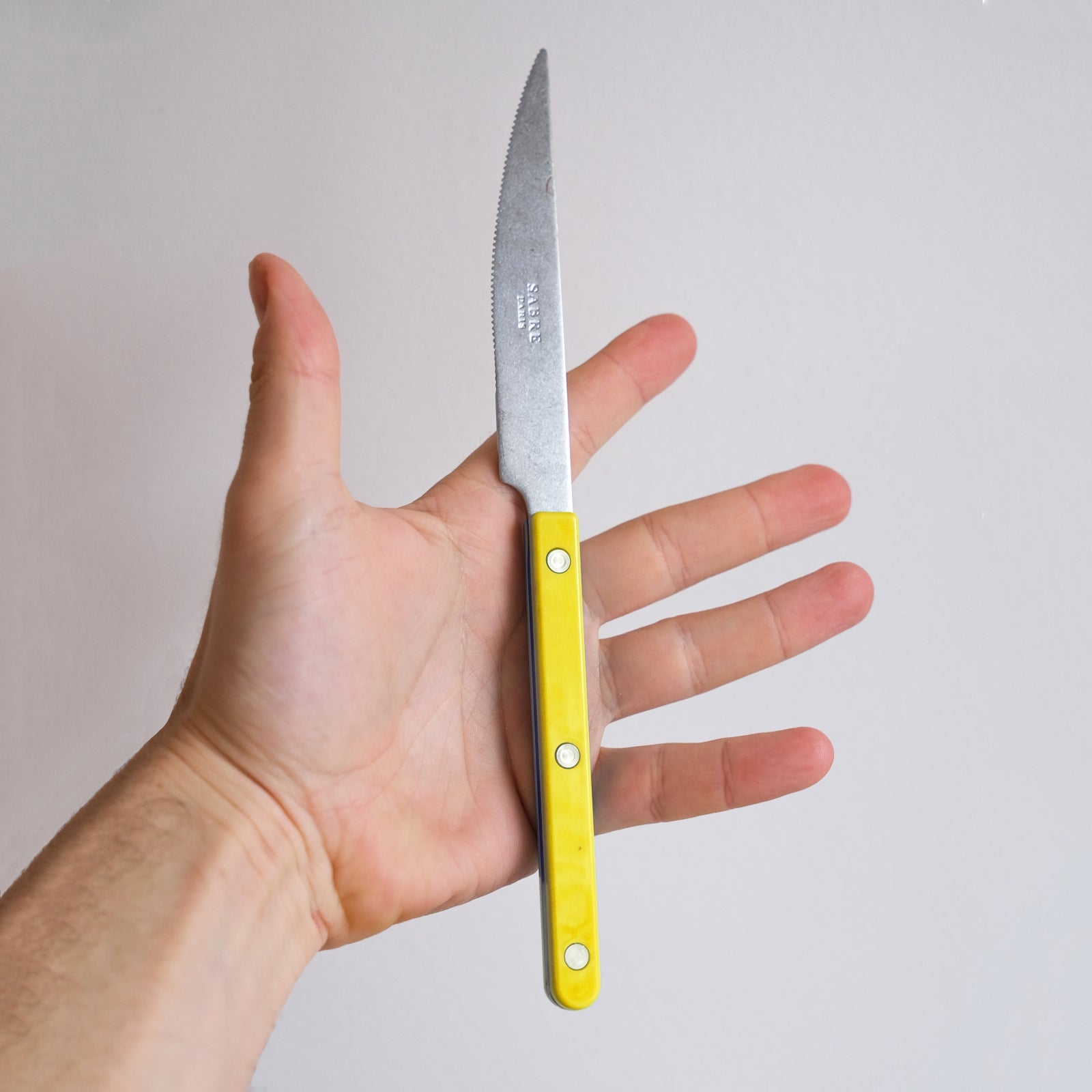 Bistrot Vintage Solid, Yellow - Dinner knife