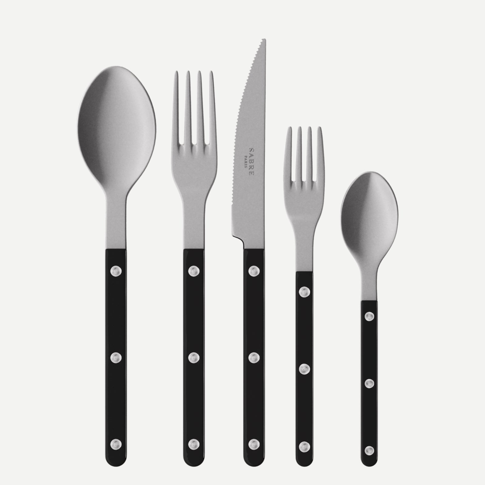 Bistrot Vintage Uni, Noir