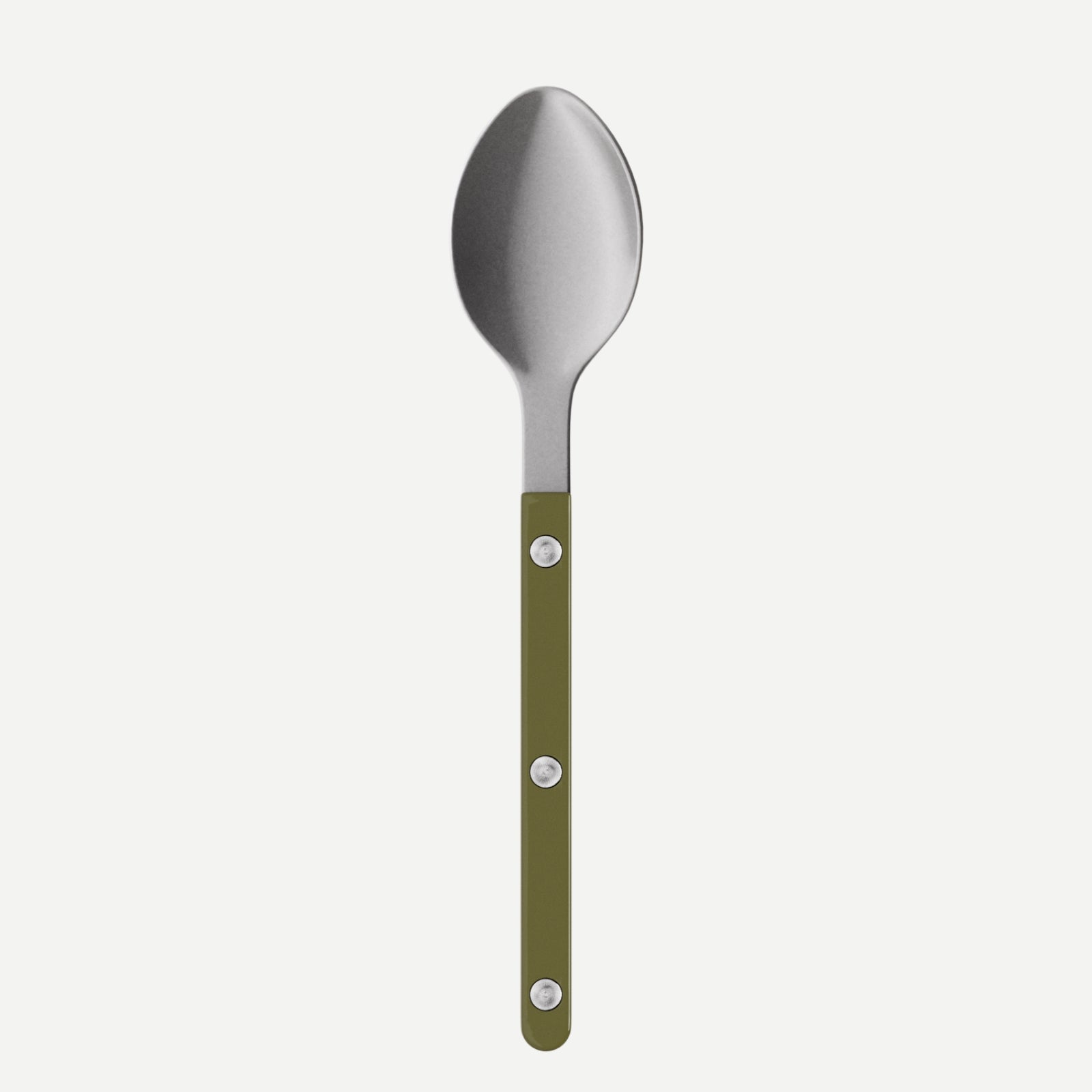 Bistrot Vintage Solid, Green fern - Dessert spoon