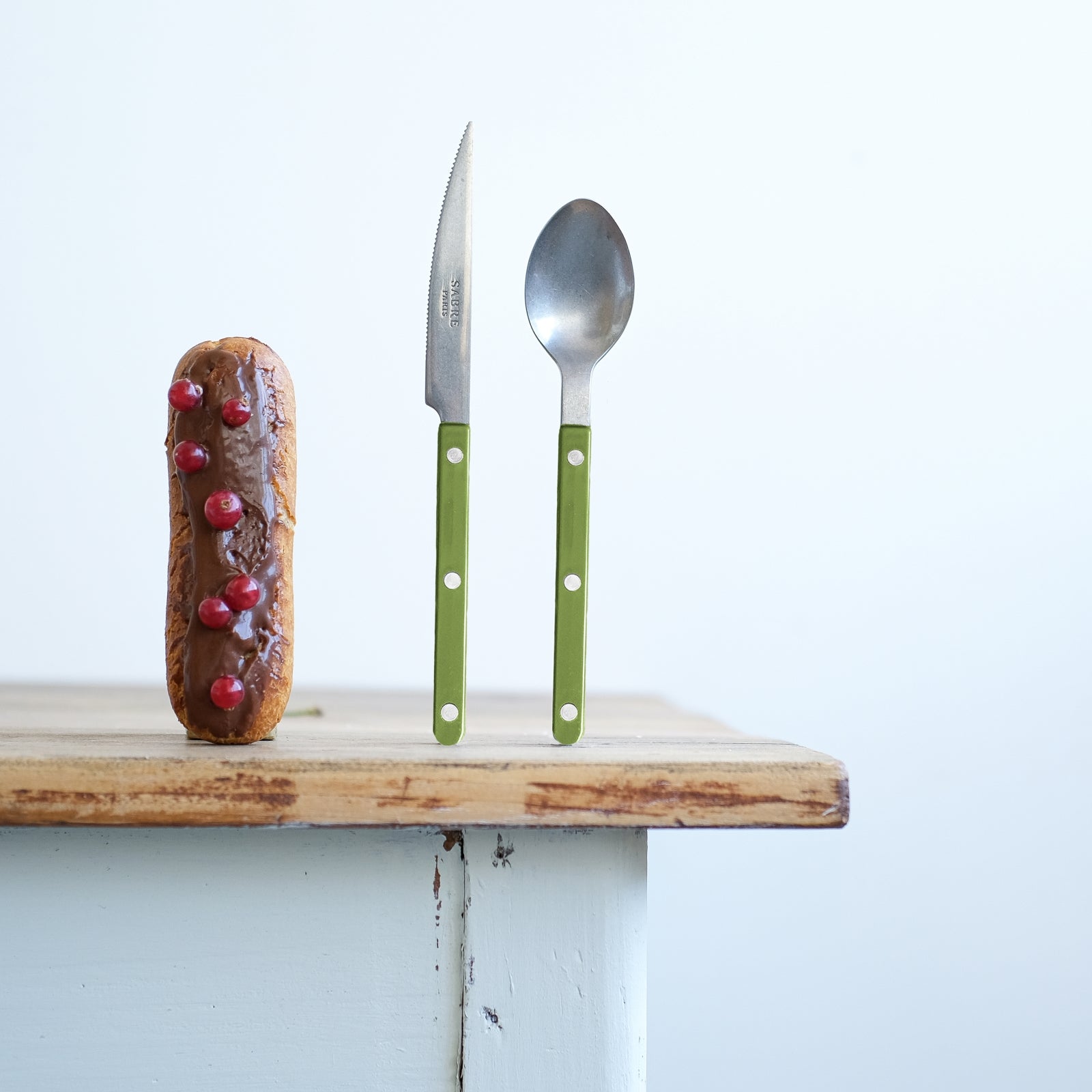 Bistrot Vintage Effen, Varengroen - dessertlepel