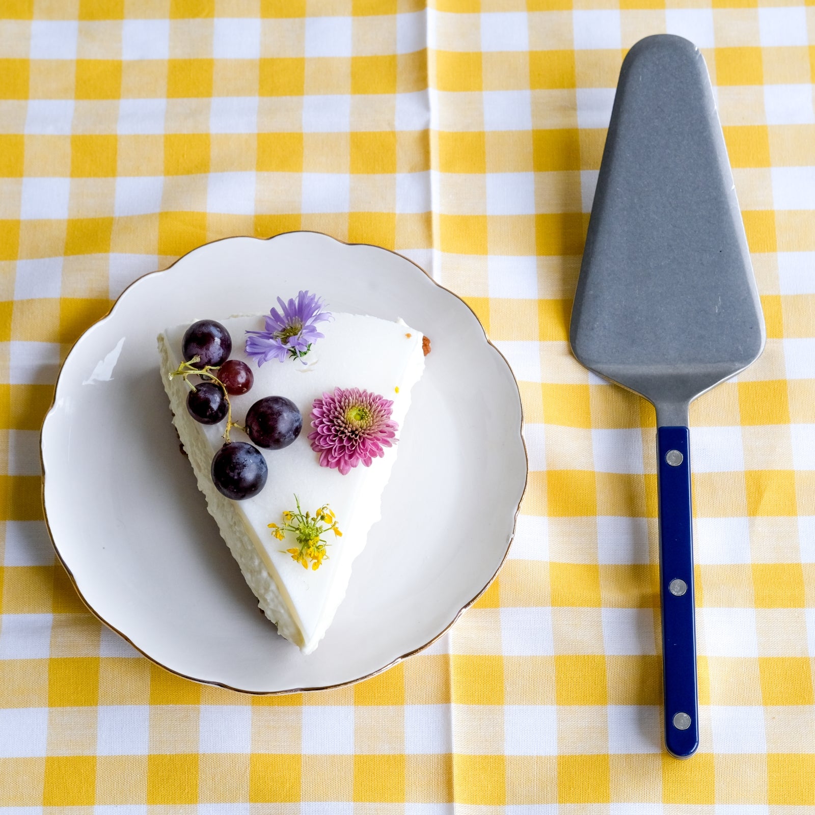 Bistrot Vintage Uni, Bleu marine - Pelle à tarte