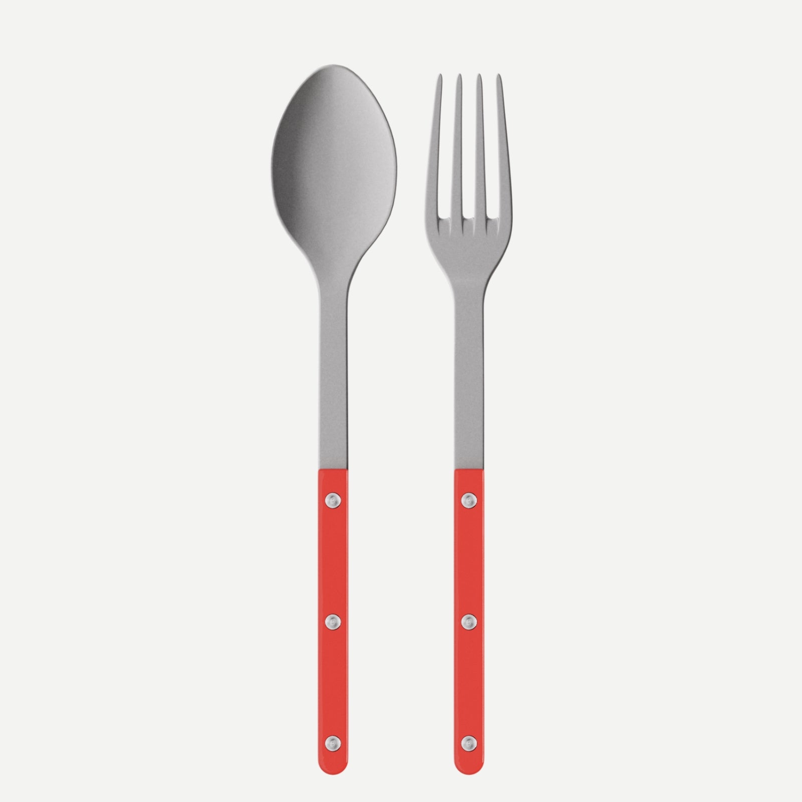 Bistrot Vintage Uni, Rouge - Couverts de service