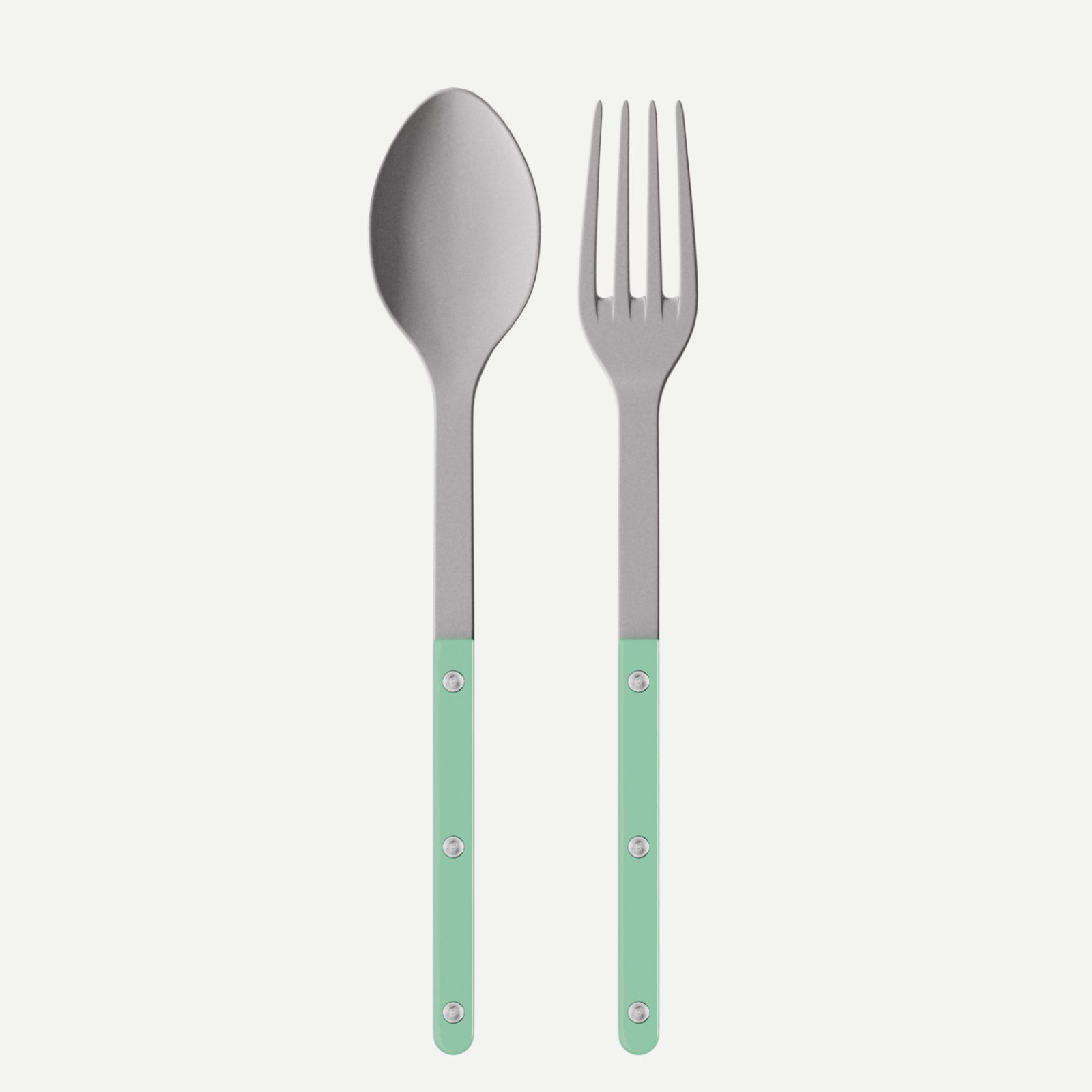 Bistrot Vintage Uni, Vert pastel - Couverts de service