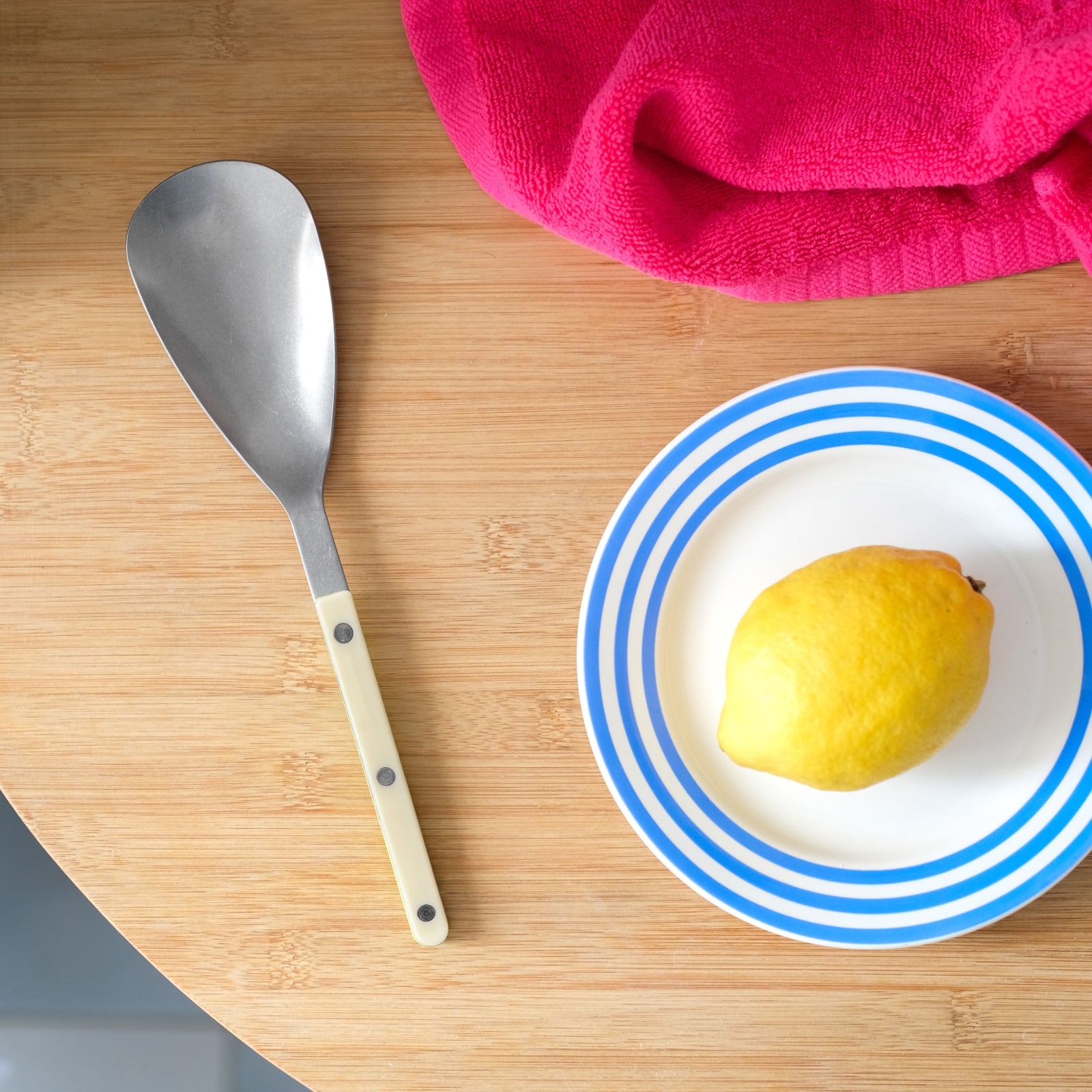 Bistrot Vintage Uni, Ivoire - Cuillère à riz
