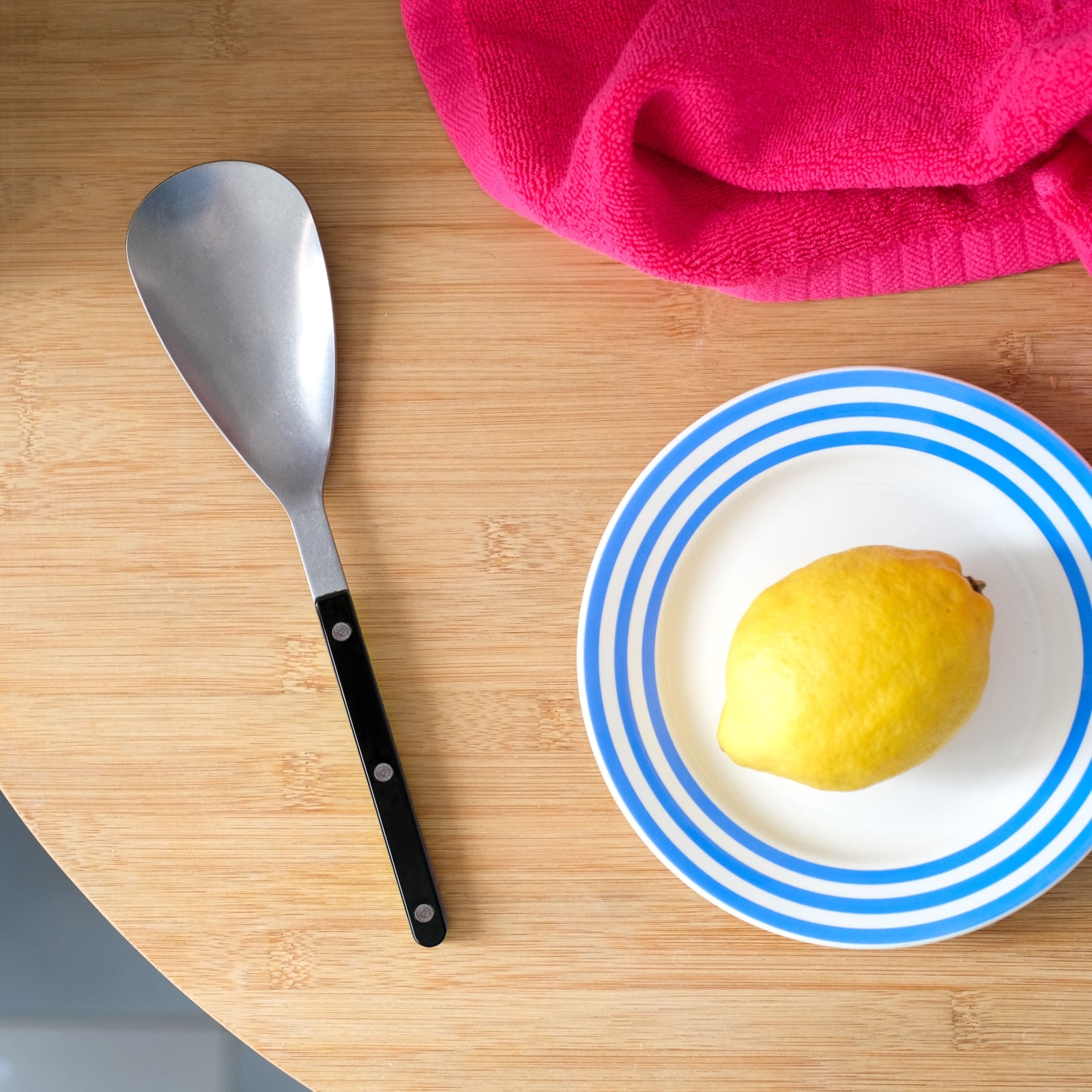 Bistrot Vintage Uni, Noir - Cuillère à riz