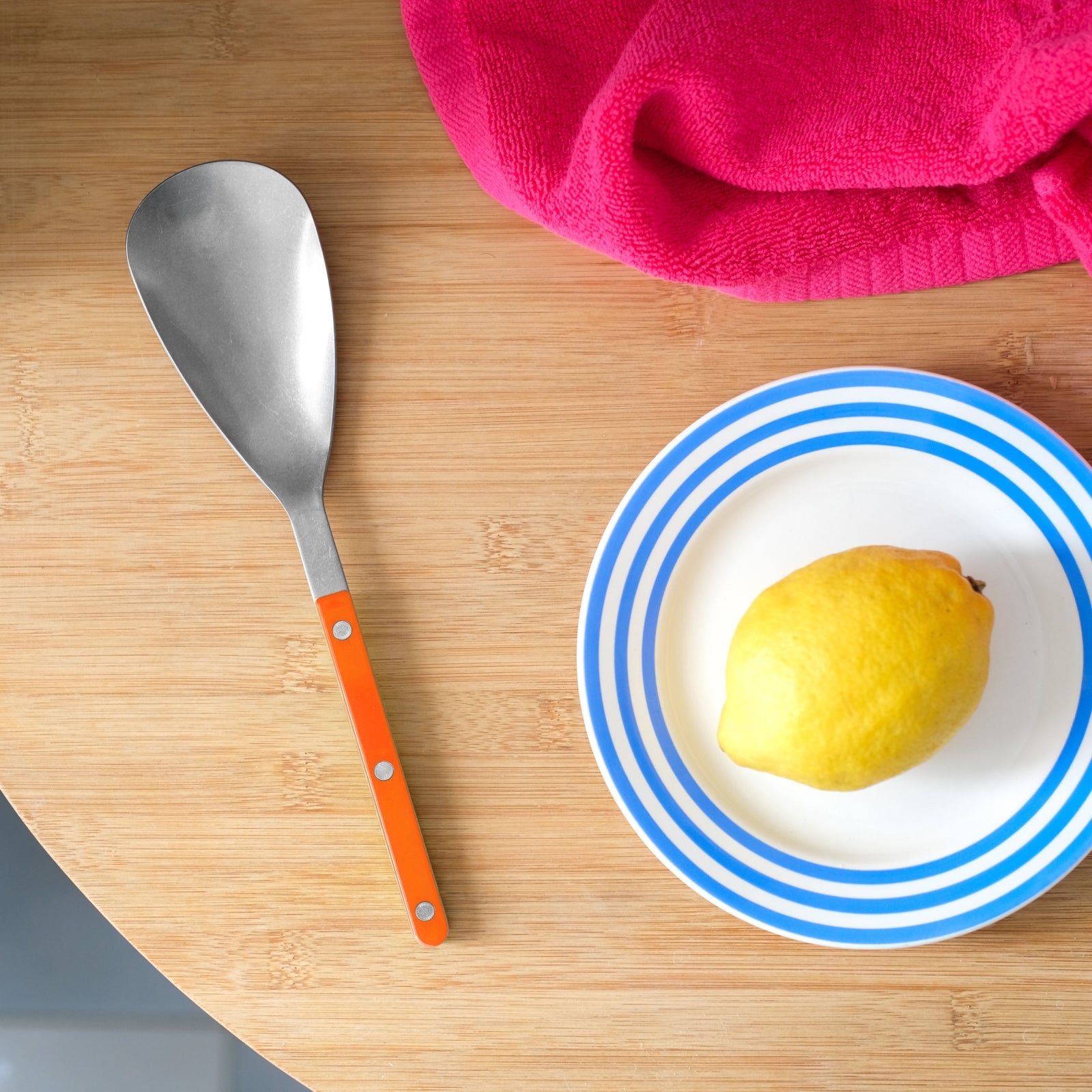 Bistrot Vintage Uni, Orange - Cuillère à riz