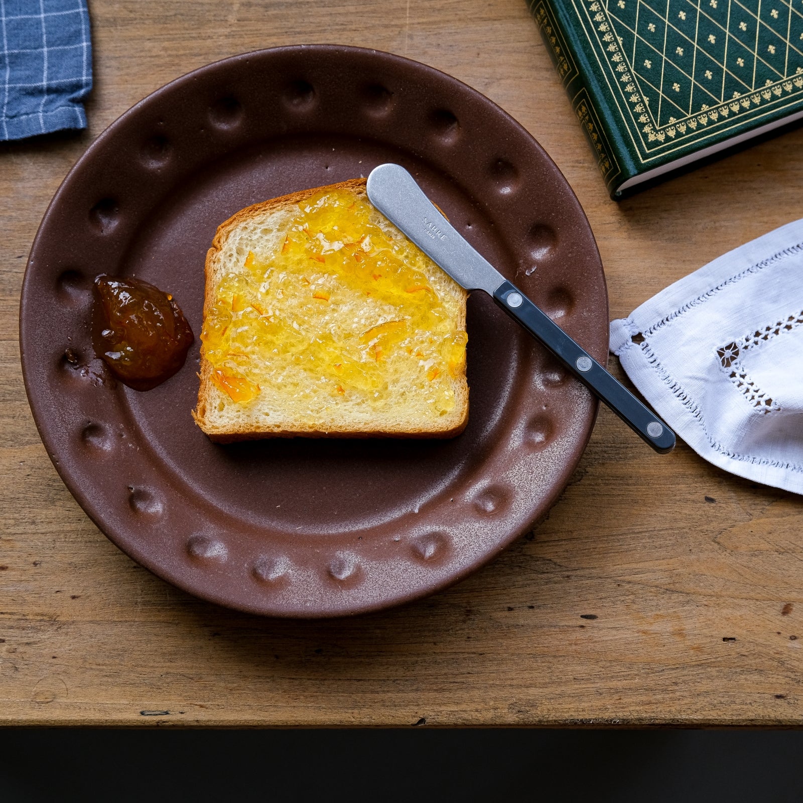 Bistrot Vintage Uni, Noir - Tartineur