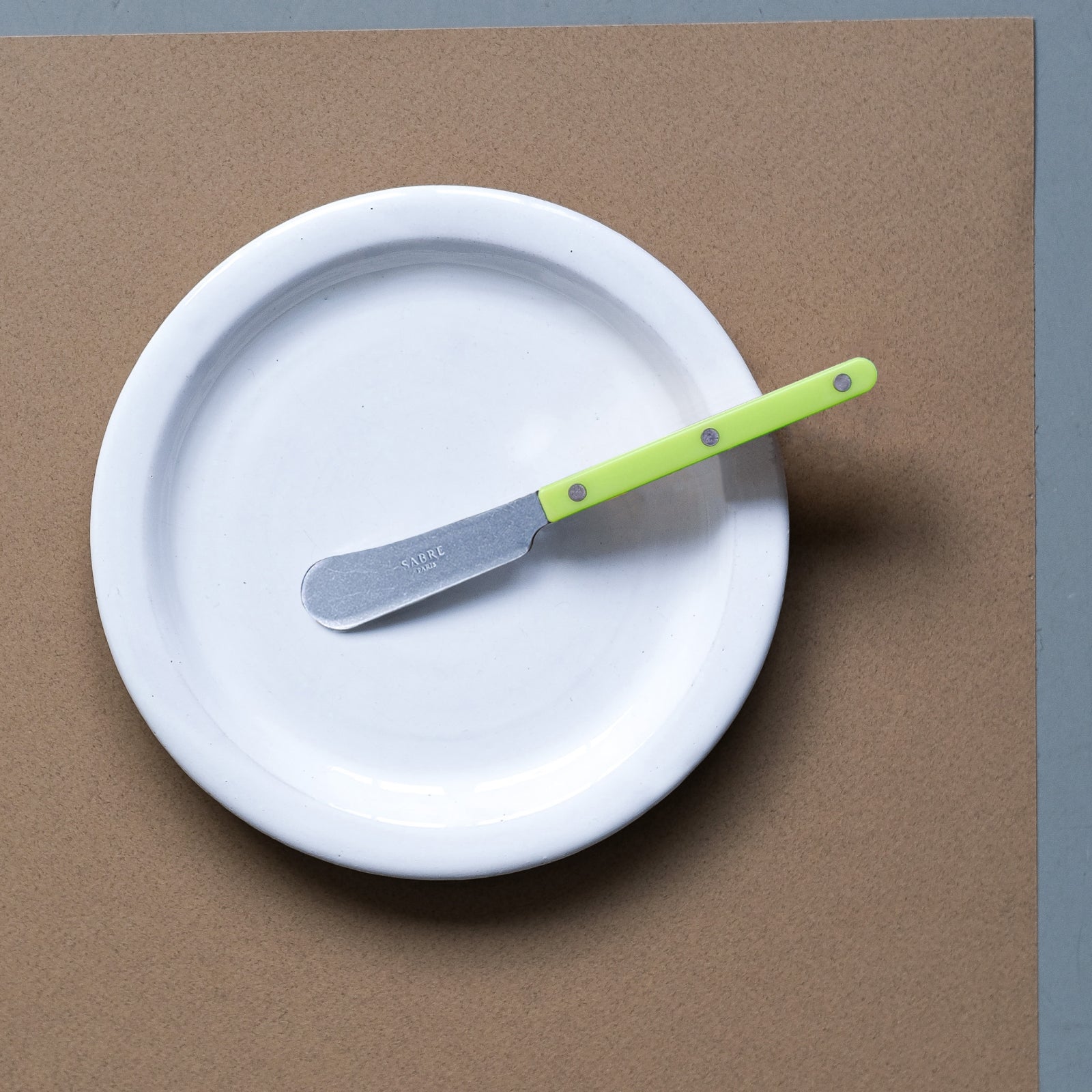 Bistrot Vintage Solid, Lime - Streichmesser