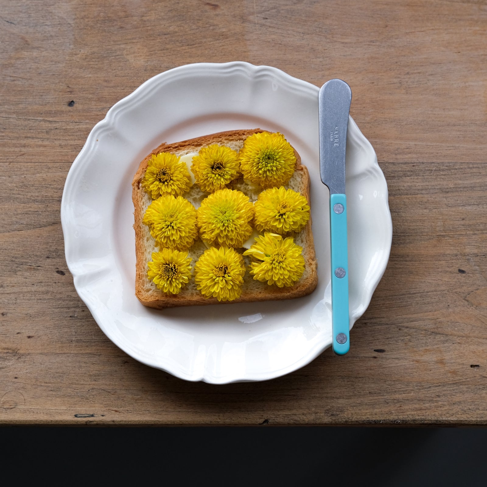 Bistrot Vintage Effen, Pastelgroen - botersmeerder