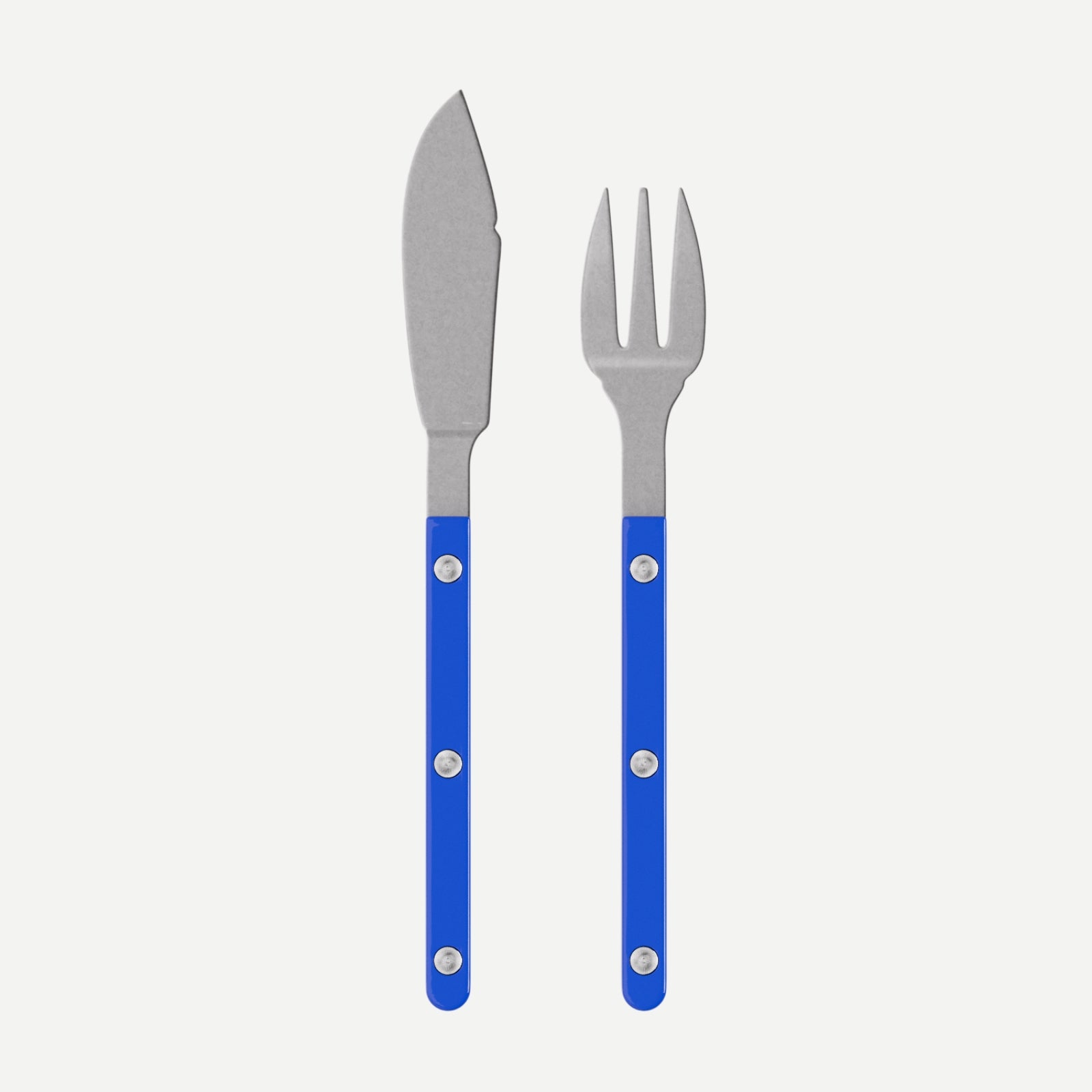 Bistrot Vintage Uni, Bleu outremer - Couverts à poisson