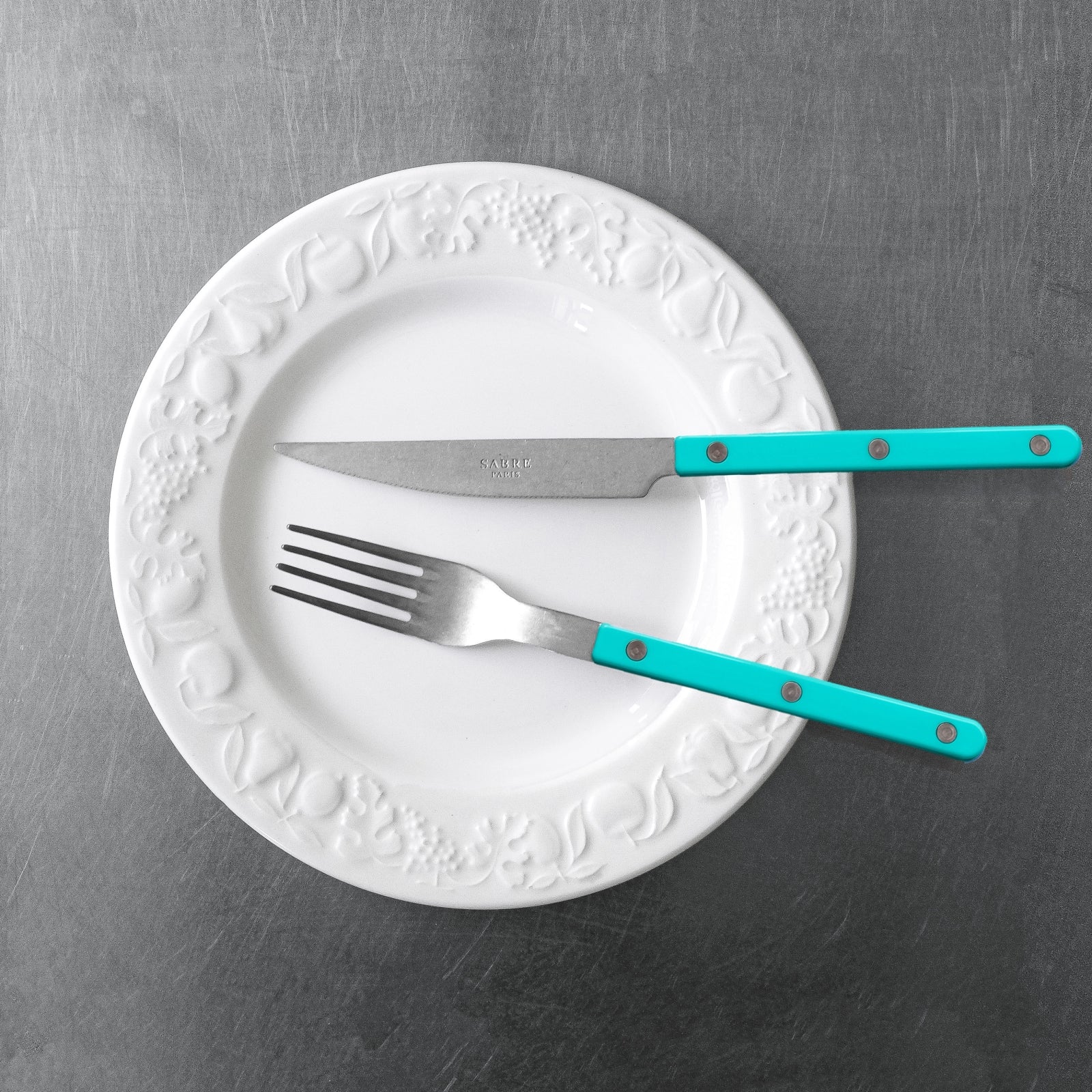 Bistrot Vintage Uni, Turquoise