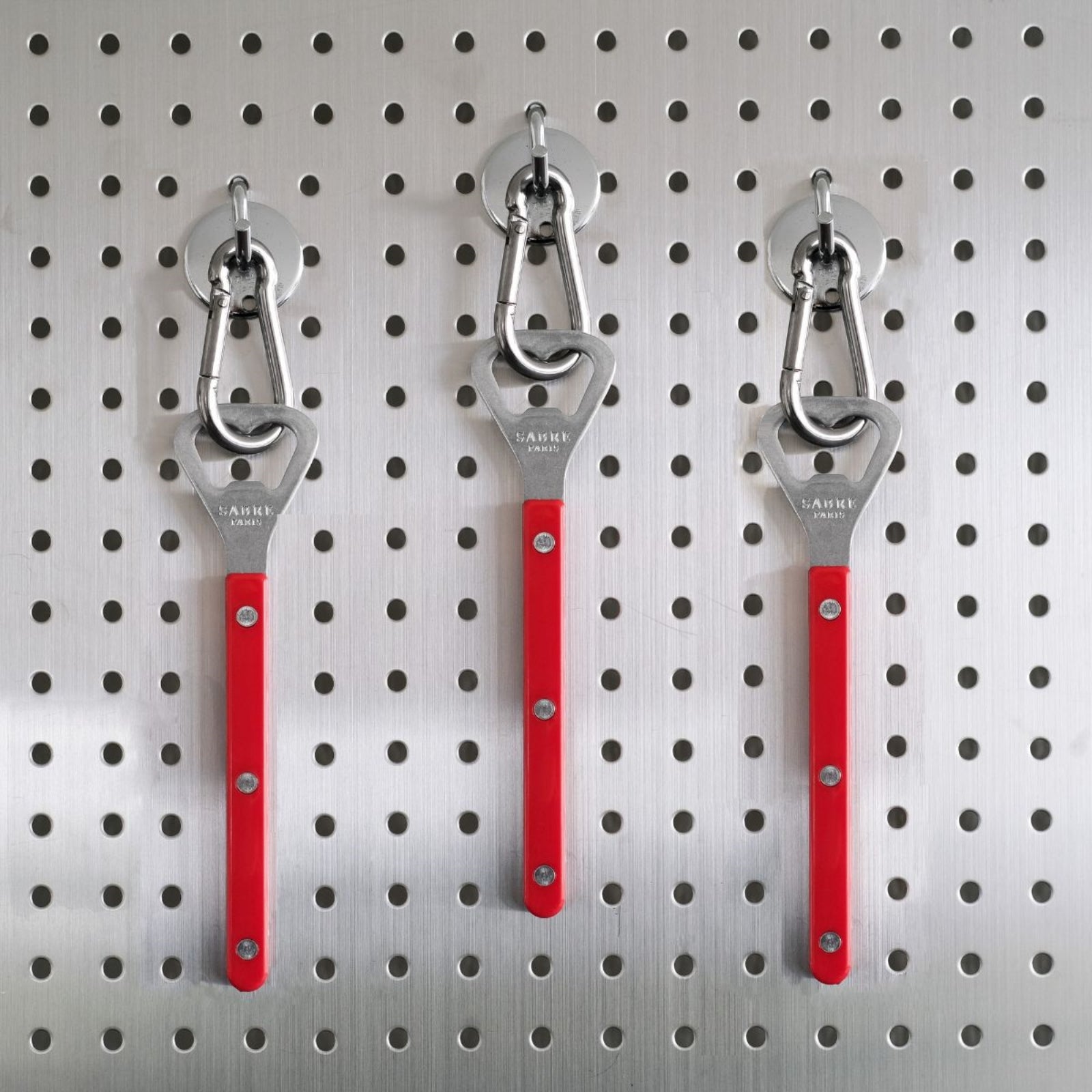 Bistrot Vintage Uni, Rouge - Décapsuleur