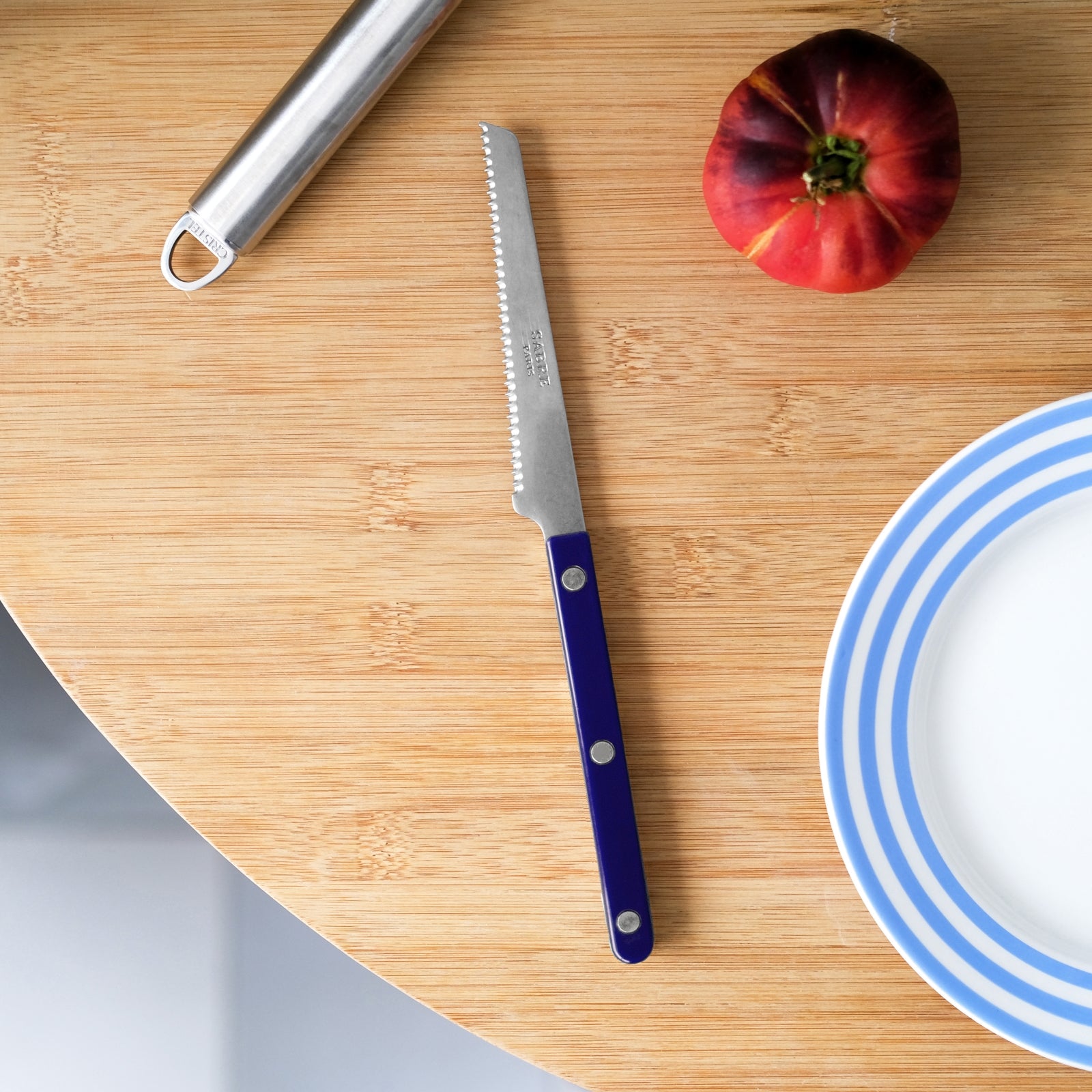 Bistrot Vintage Solid, Navy blue - Tomato knife