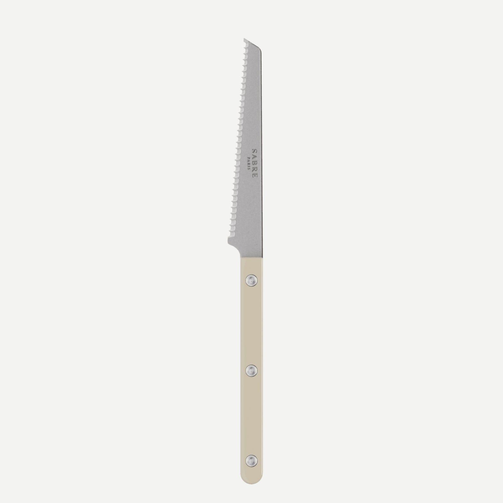 Bistrot Vintage Solid, Mastic Hellbeige - Tomatenmesser