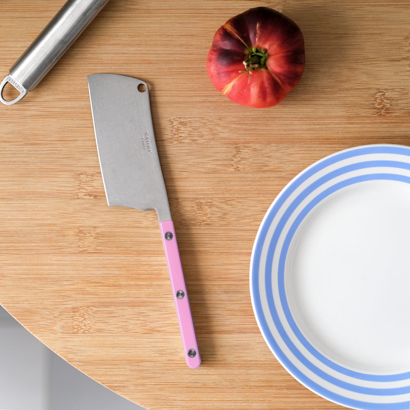Bistrot Vintage Solid, Pink - Cheese cleaver