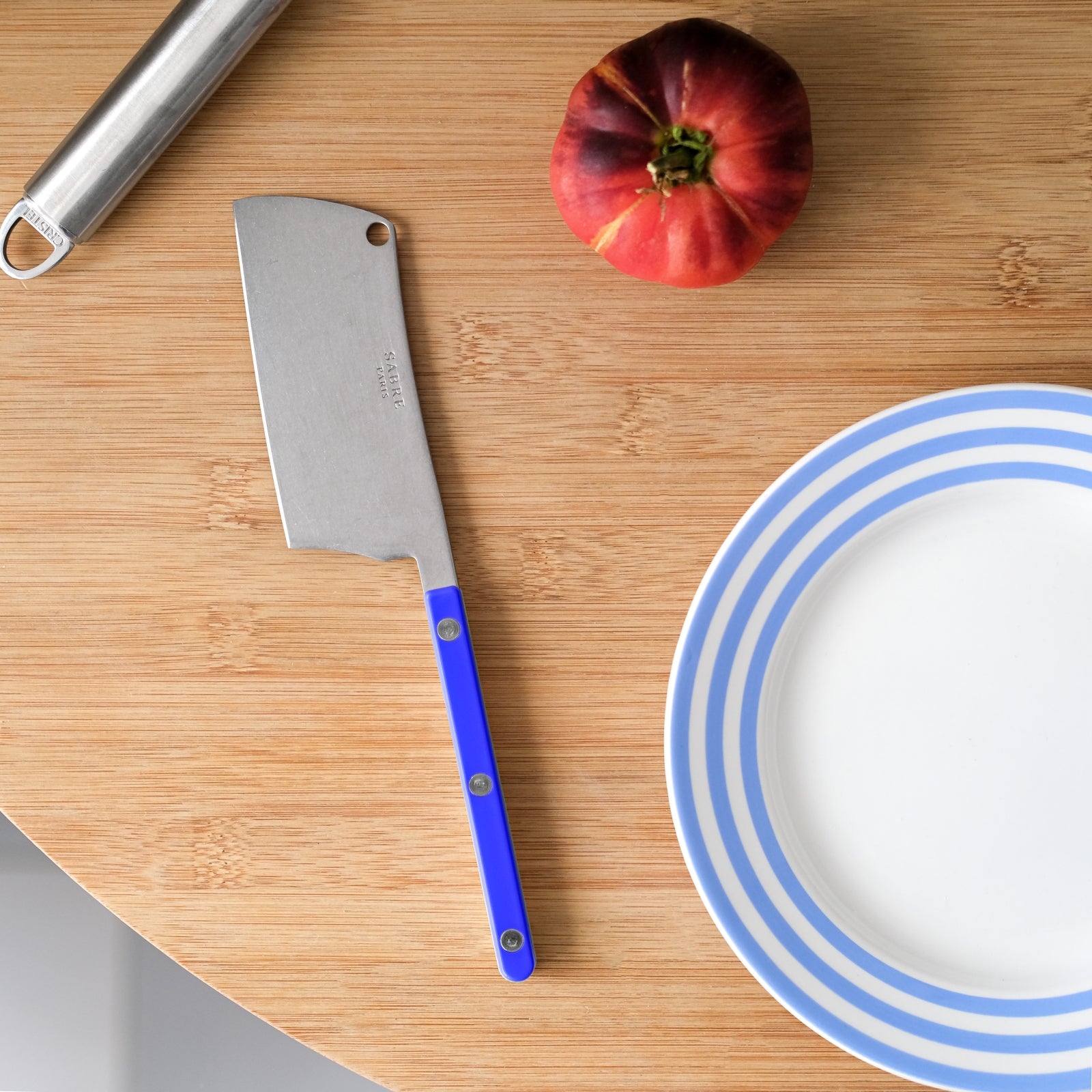 Bistrot Vintage Uni, Bleu outremer