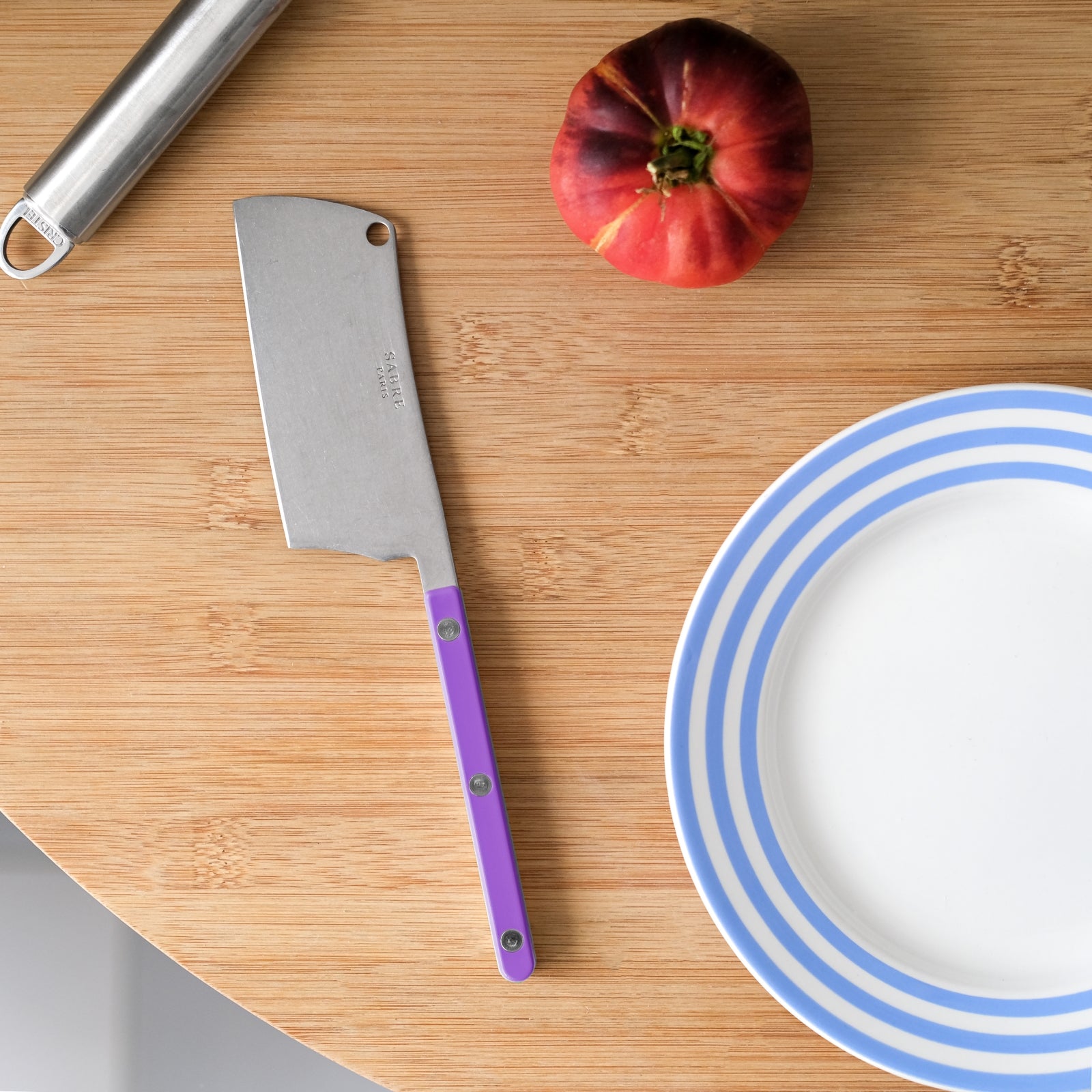 Bistrot Vintage Solid, Purple - Cheese cleaver