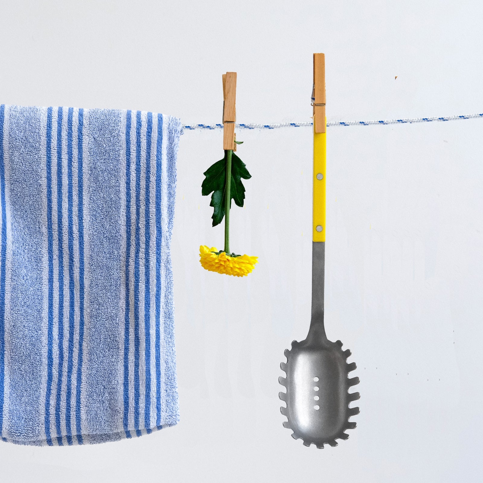 Bistrot Vintage Solid, Yellow - Spaghetti spoon