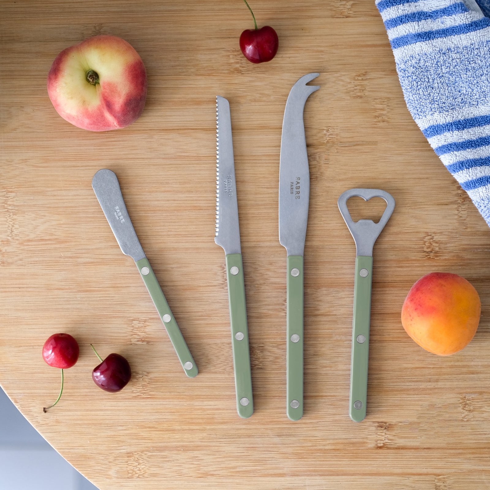 Bistrot Vintage Solid, Spargel - Aperitif-Set Bistrot