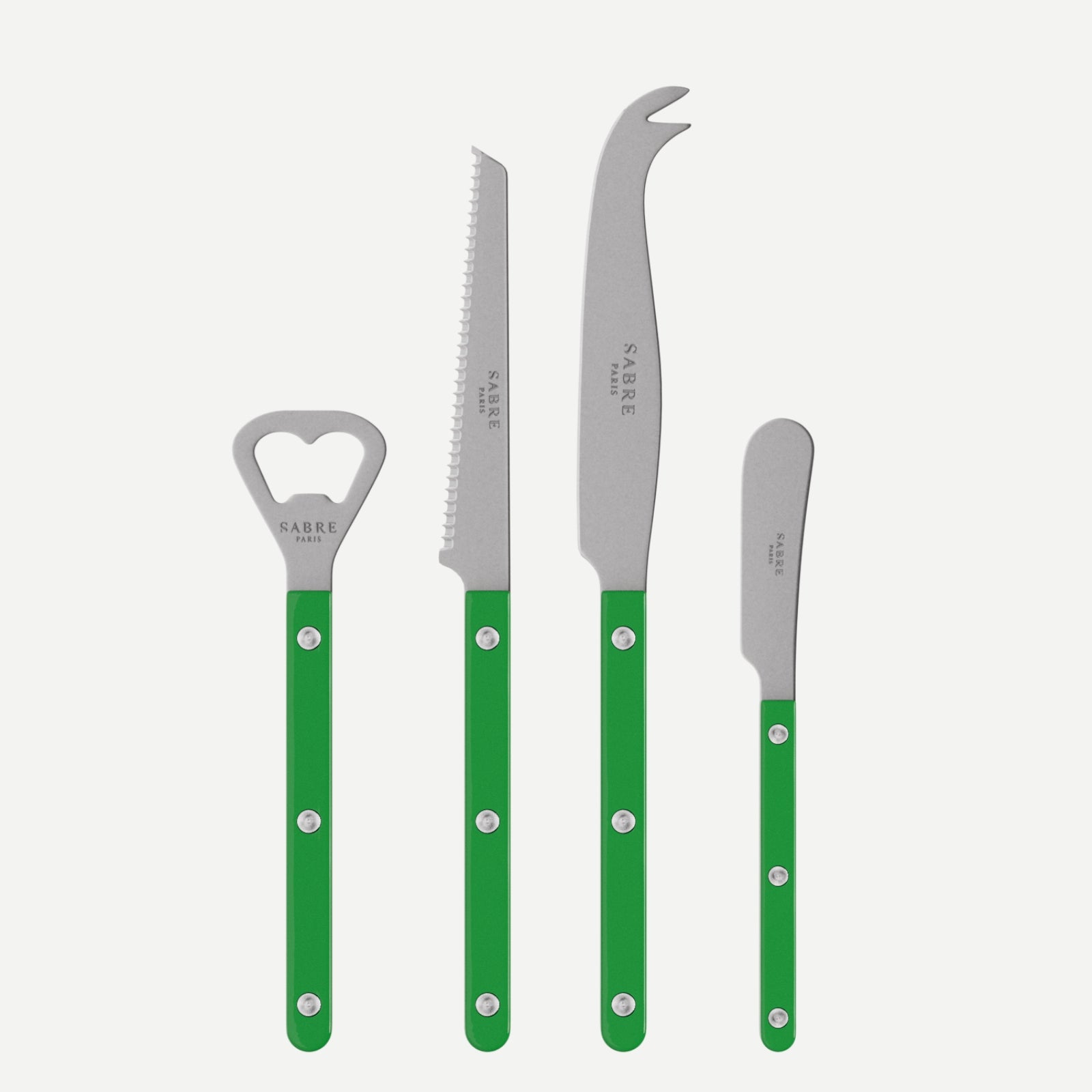 Bistrot Vintage Uni, Vert jardin - Set apéro Bistrot